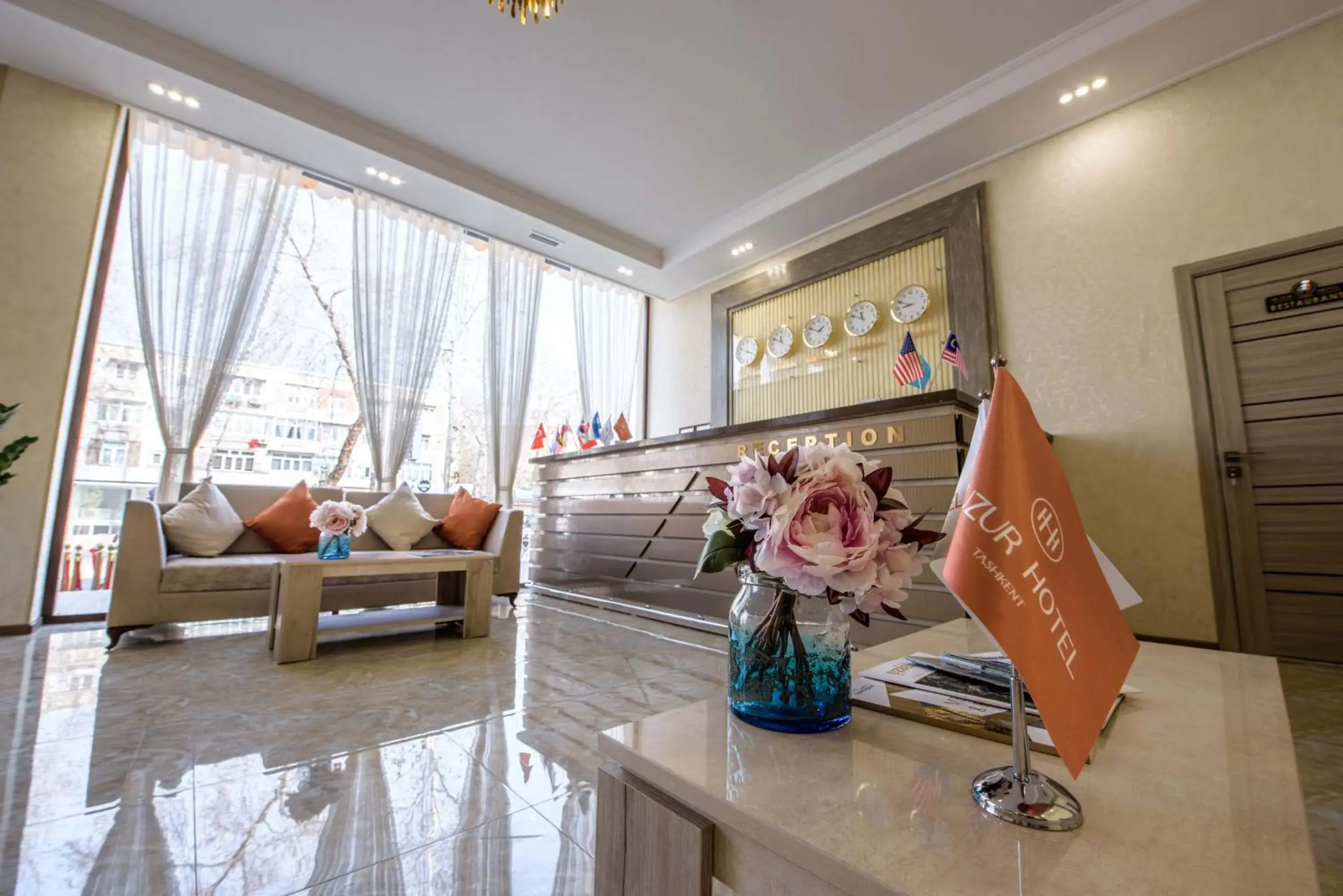 Lobby or reception in Huzur Hotel Tashkent Lobby or reception in Huzur Hotel Tashkent