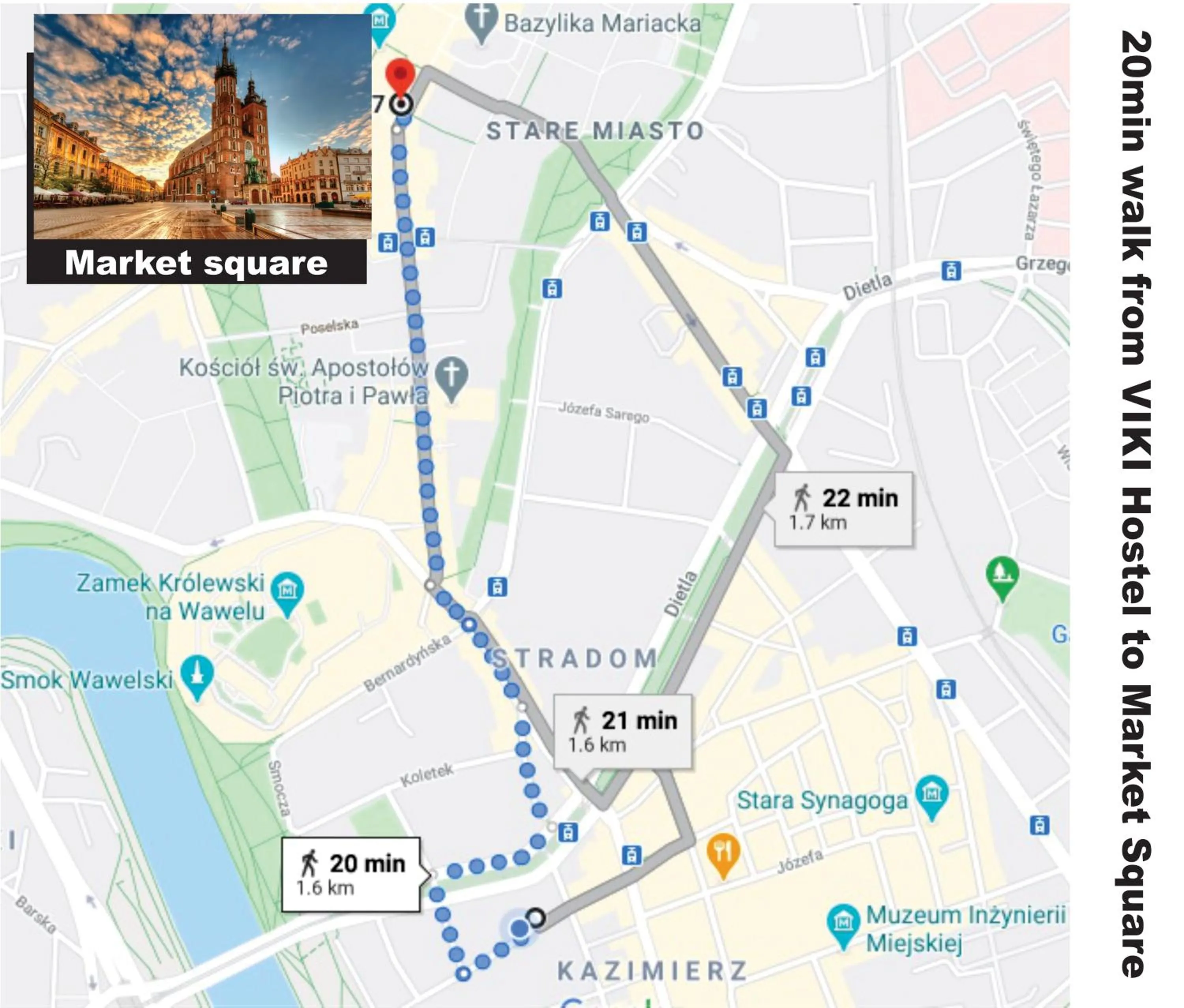 Text overlay in VIKI Kazimierz