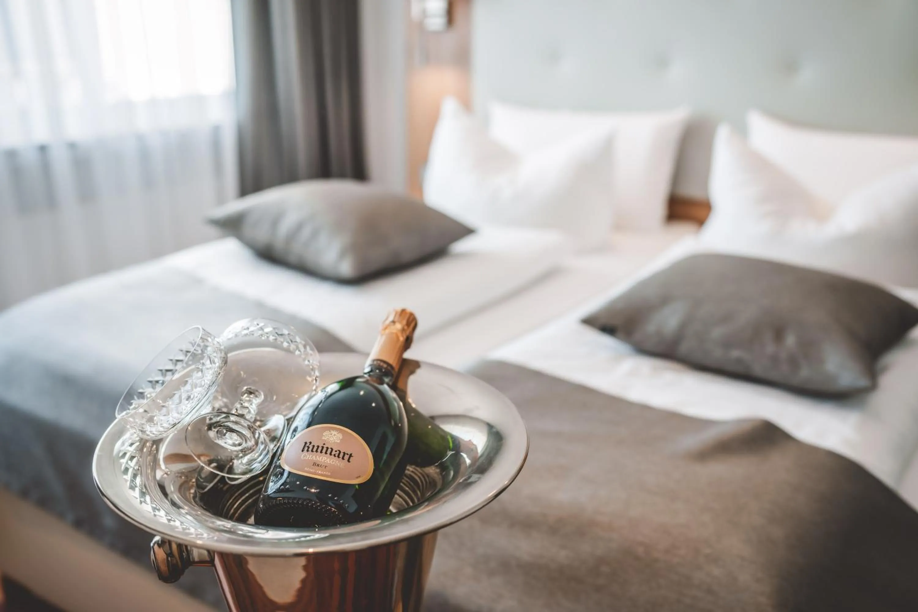 Bed in Landidyll Hotel Restaurant Weidenbrück & SPA