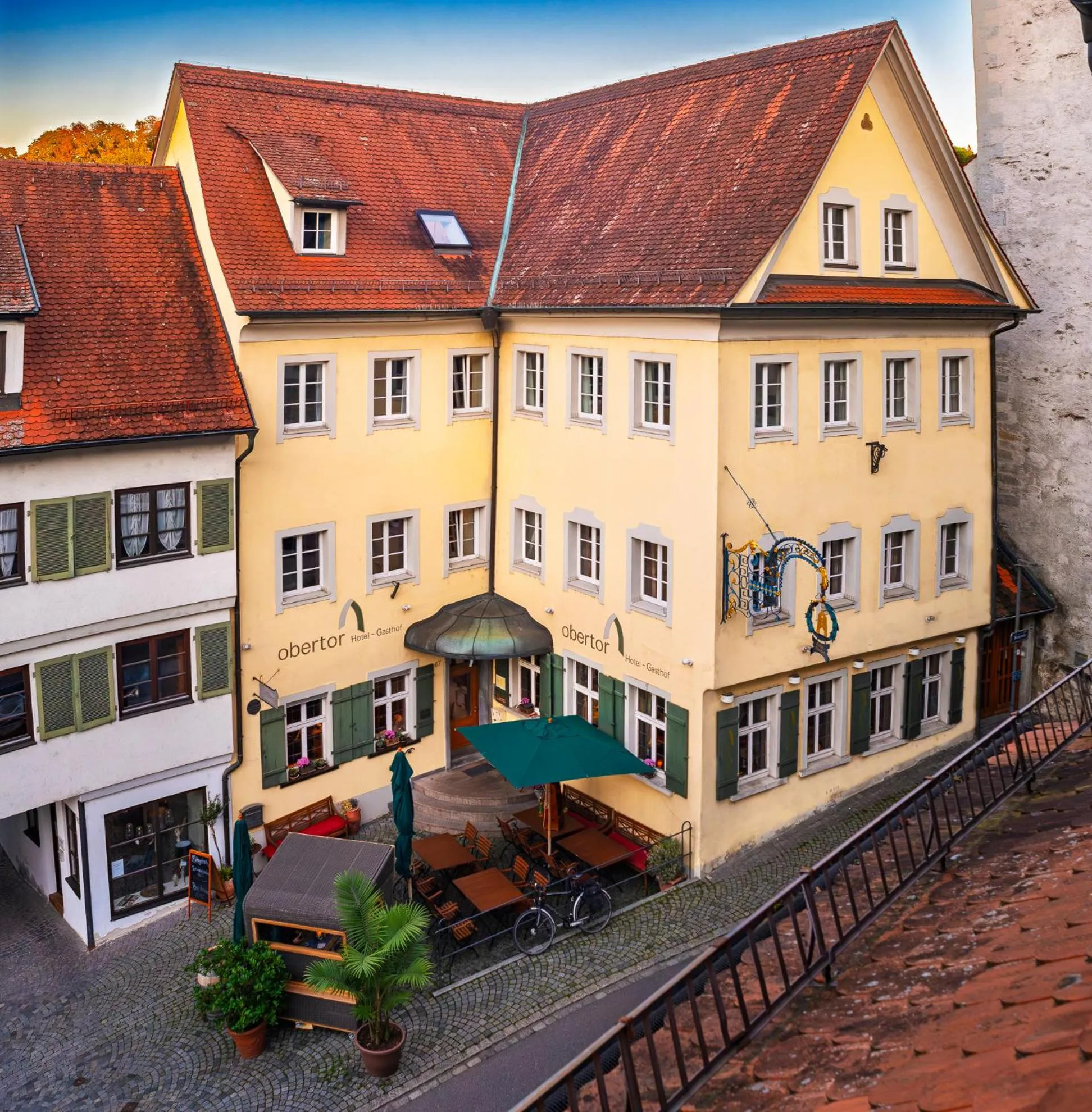 Property building in Hotel Obertor