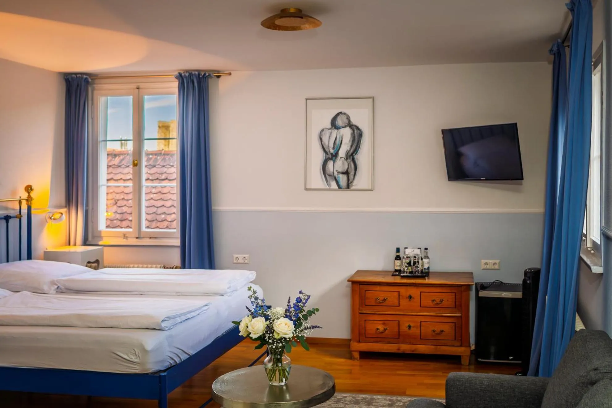 Bed in Hotel Obertor