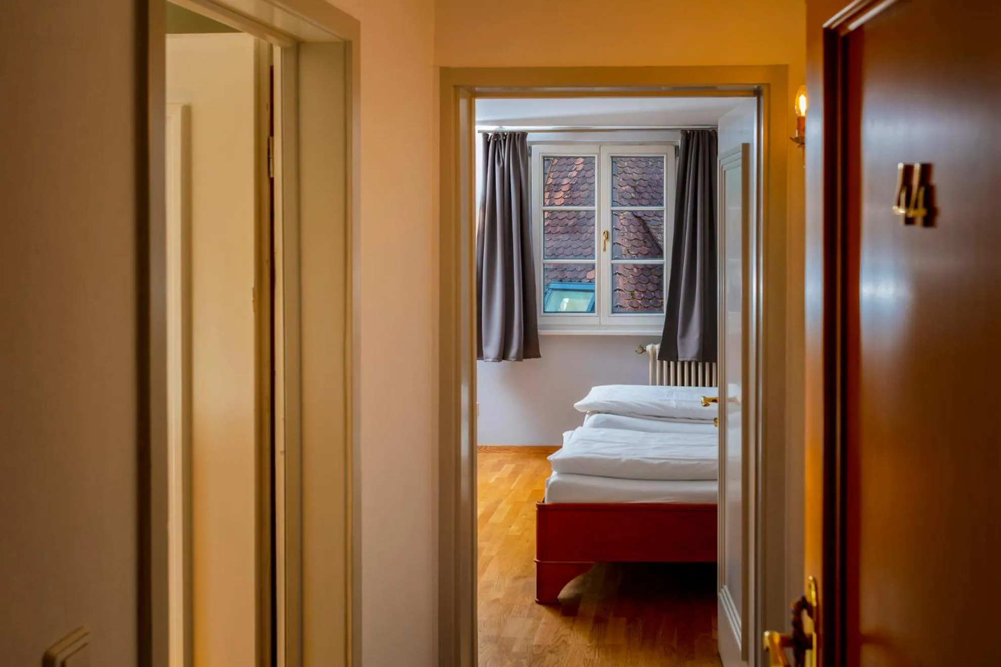 Bed in Hotel Obertor