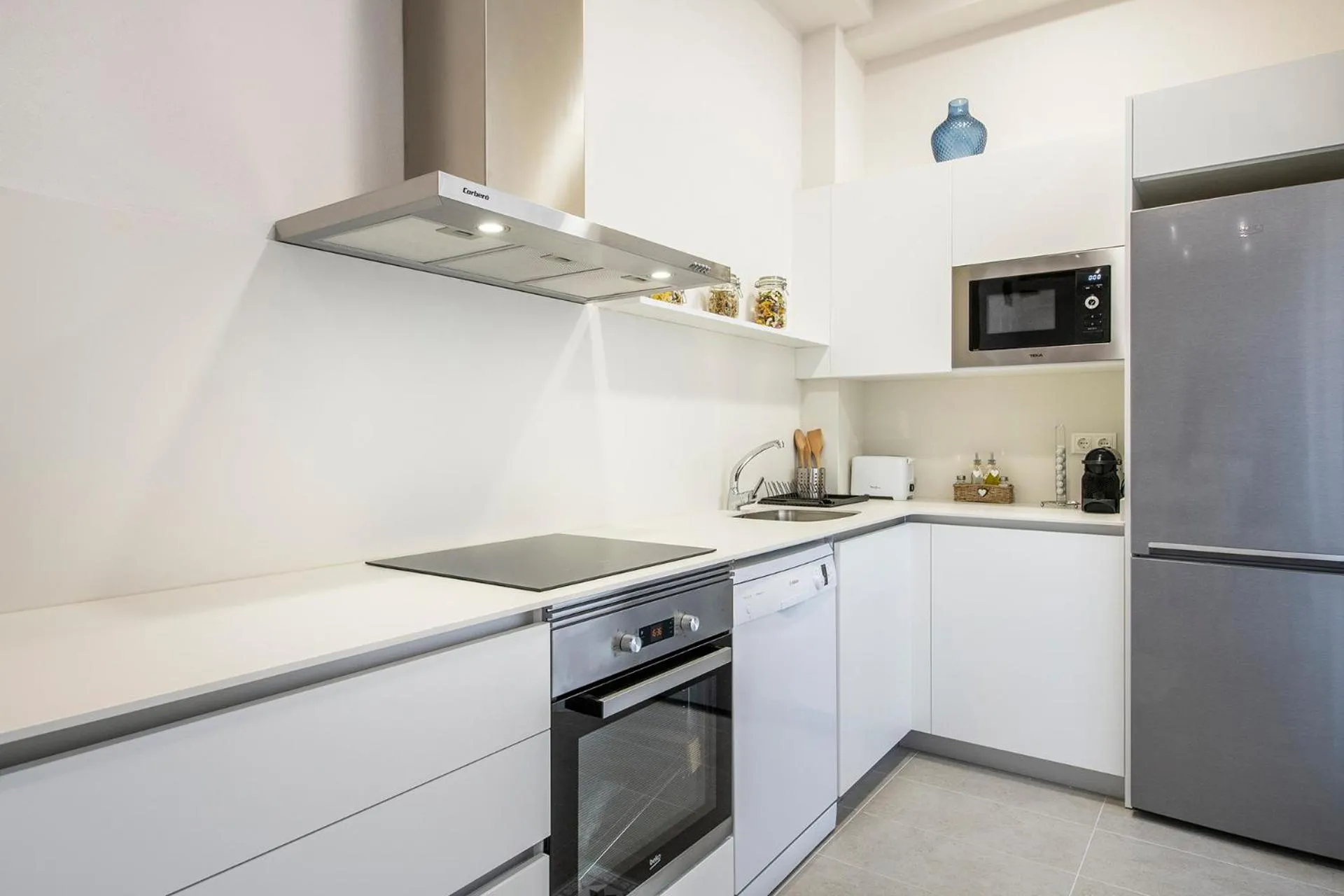 Kitchen or kitchenette in Lovely & Cozy apartment in the heart of Banyoles