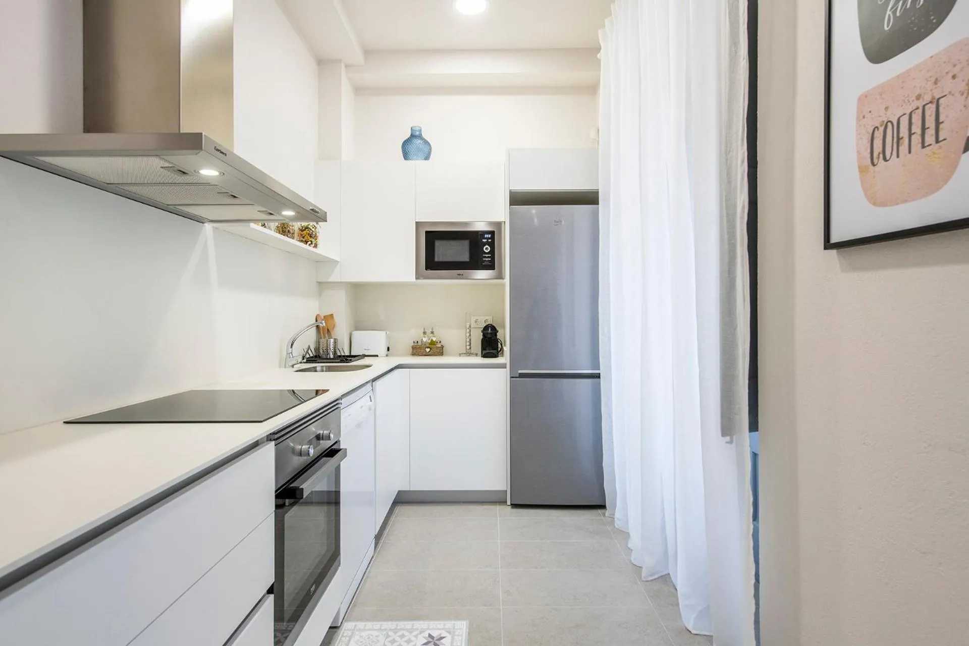 Kitchen or kitchenette in Lovely & Cozy apartment in the heart of Banyoles