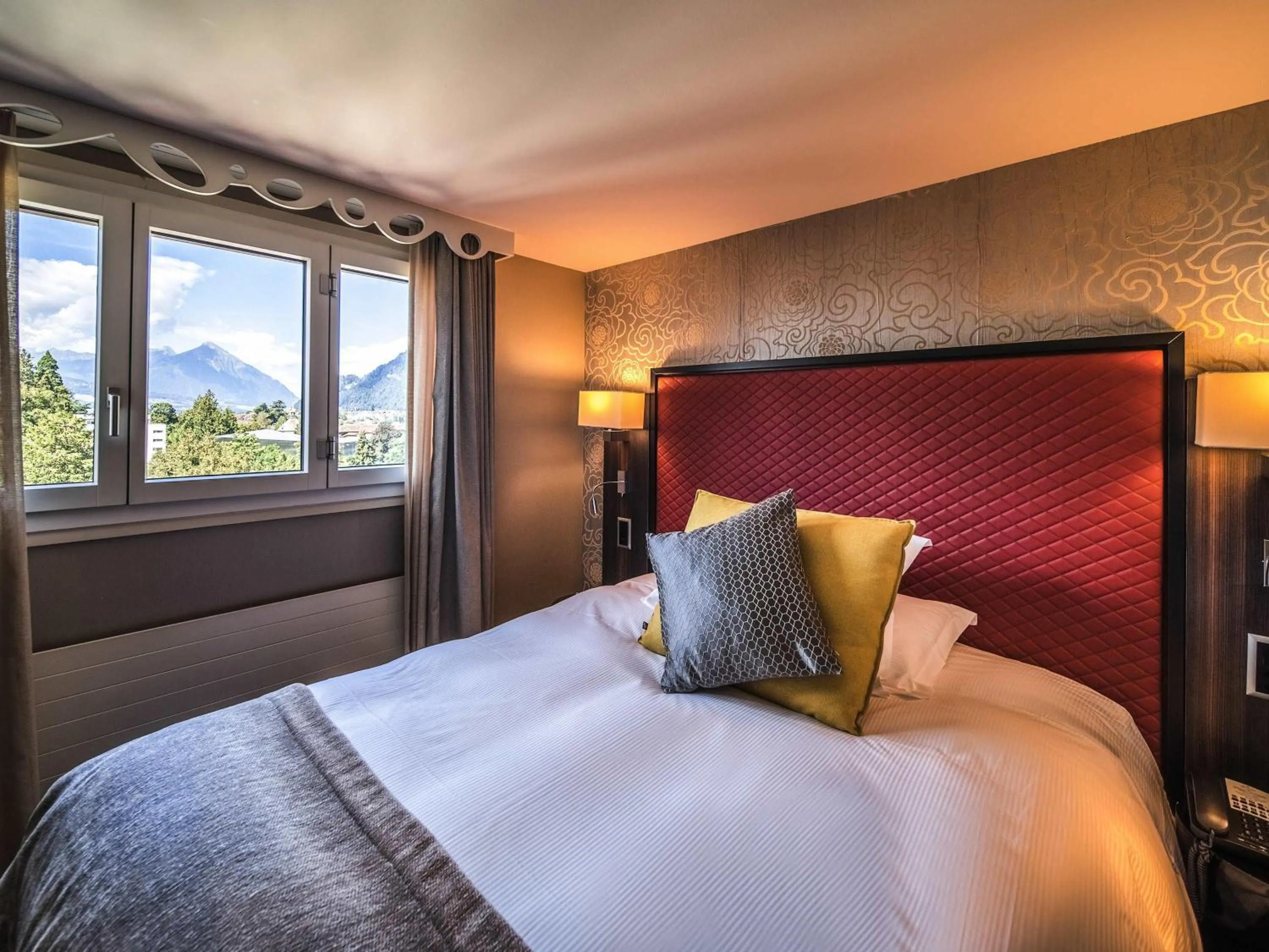 Bedroom, Bed in Royal St. Georges Hotel Interlaken - MGallery Collection