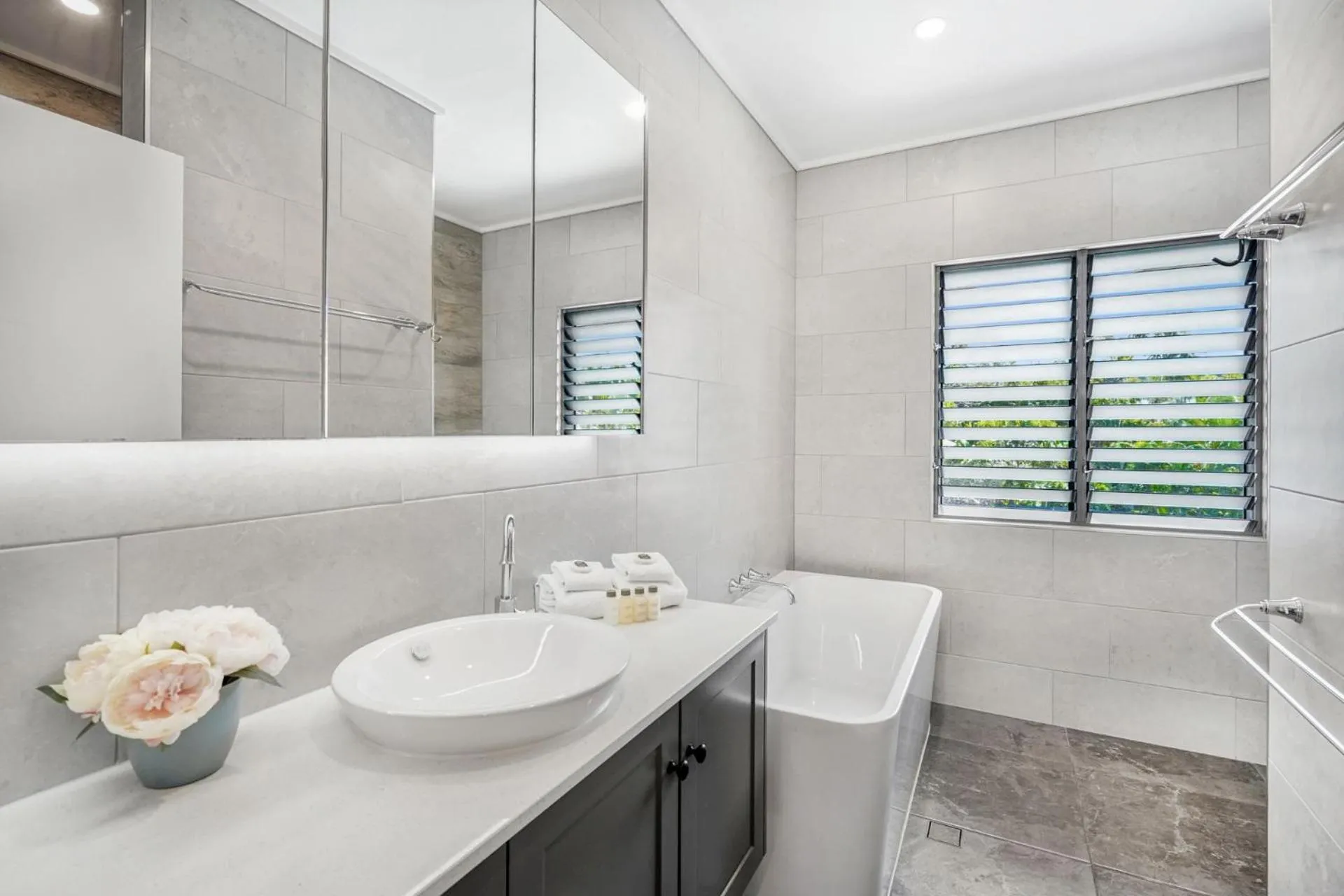 Bathroom in Belle Escapes Beachfront Luxury Home 53 Arlington Clifton Beach