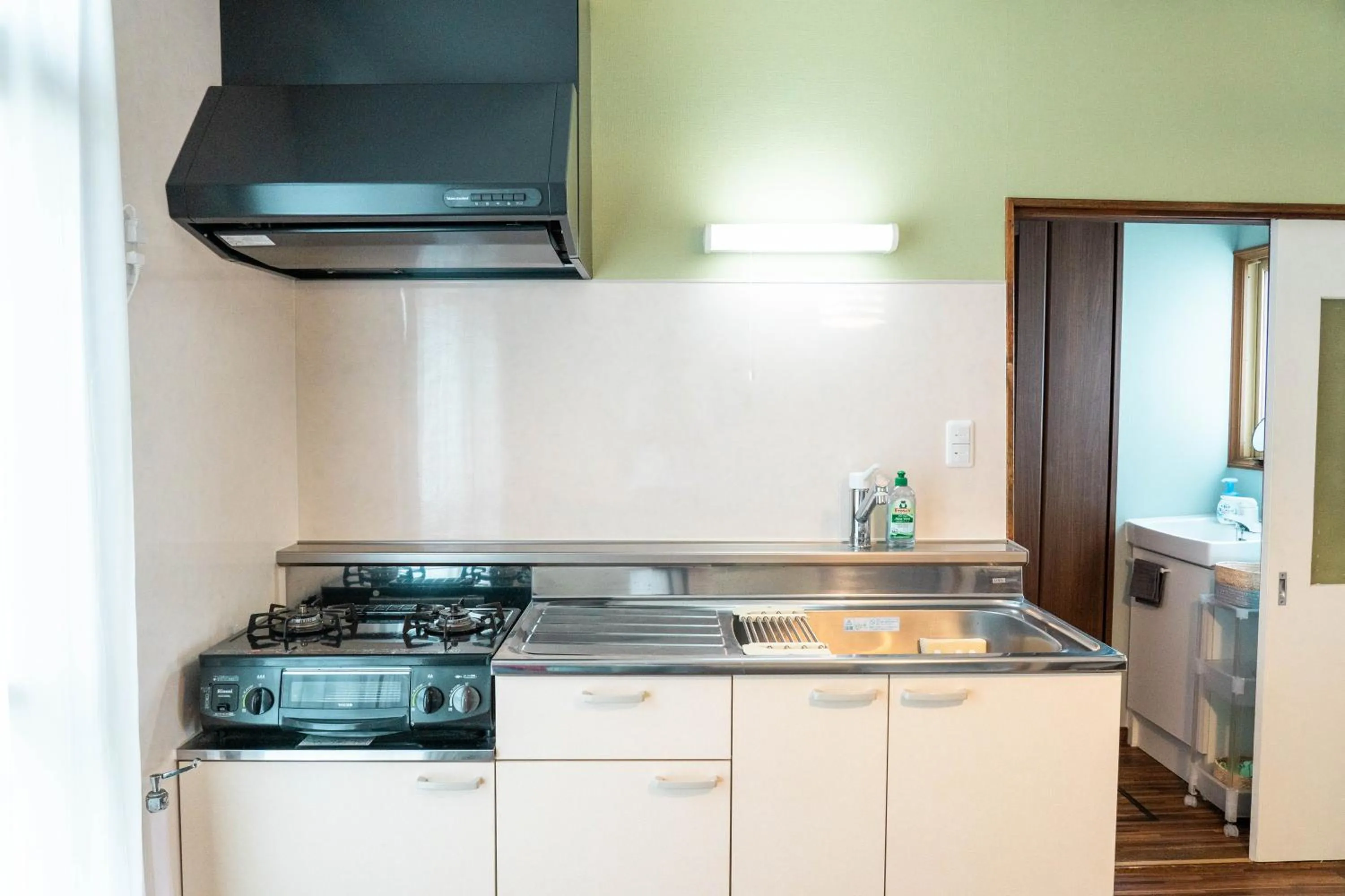 kitchen in Guesthouse NUI okhotsk 女満別 #NU1