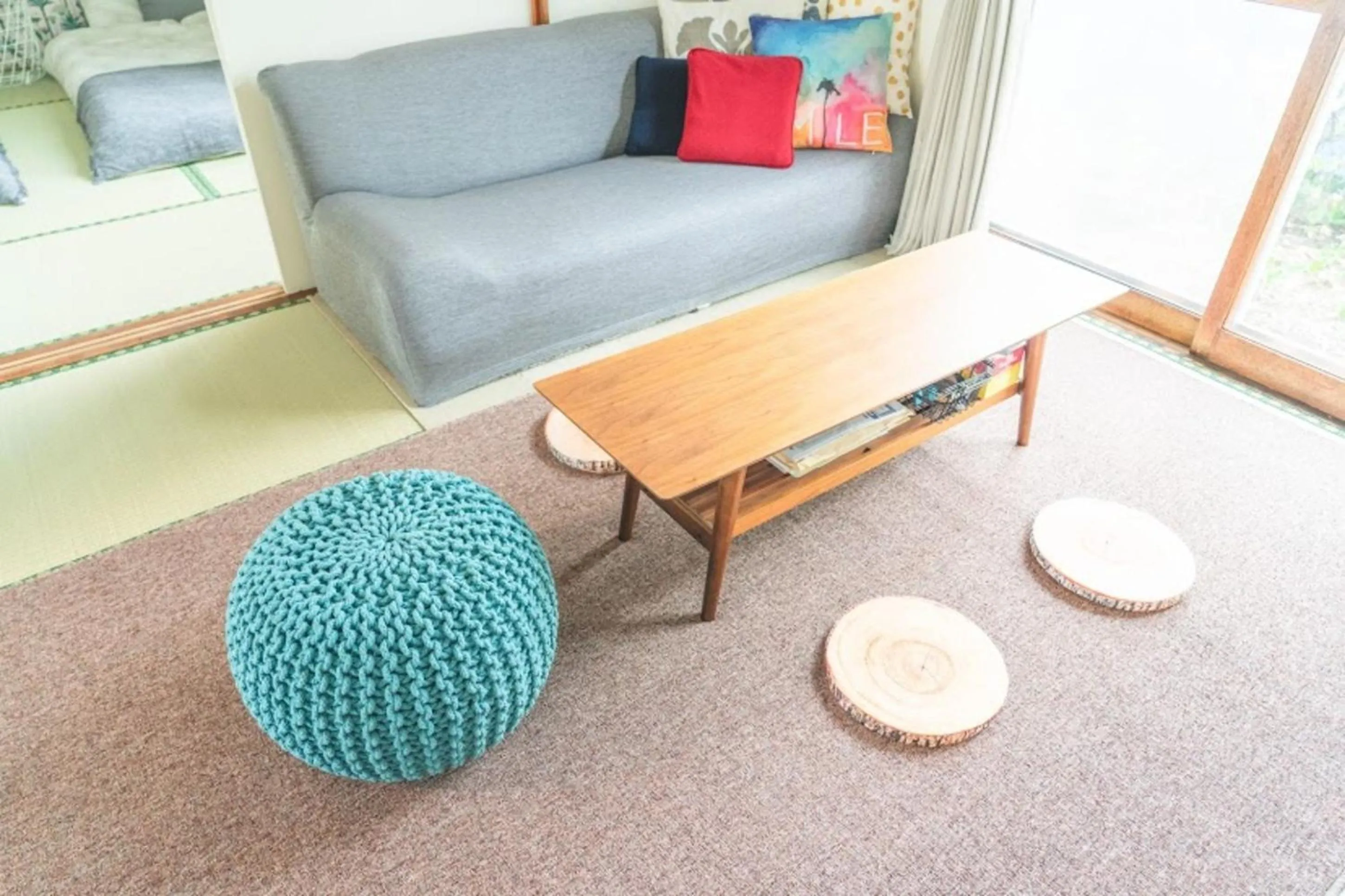 Living room in Guesthouse NUI okhotsk 女満別 #NU1