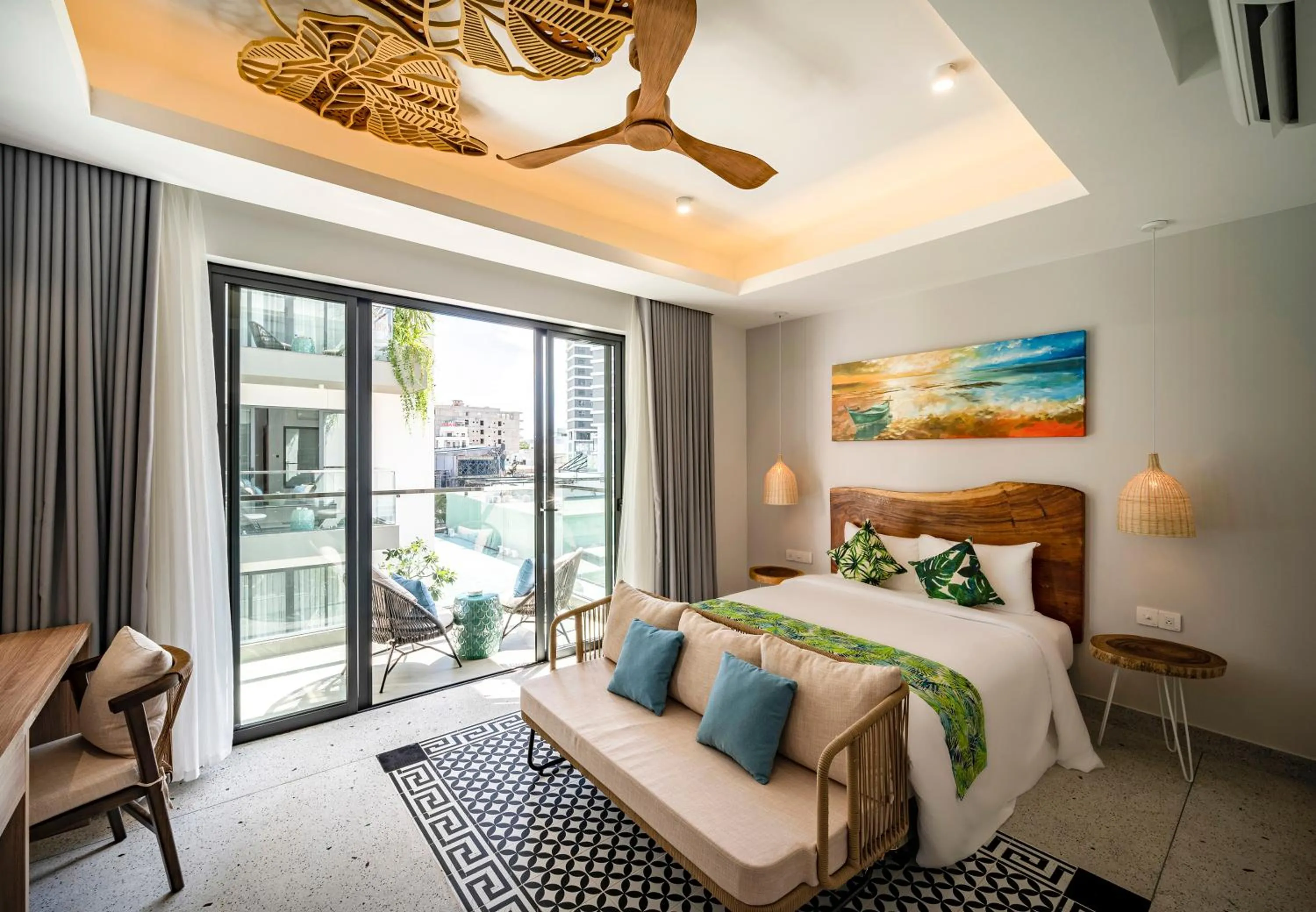 Photo of the whole room, Bed in The Kila Boutique Hotel