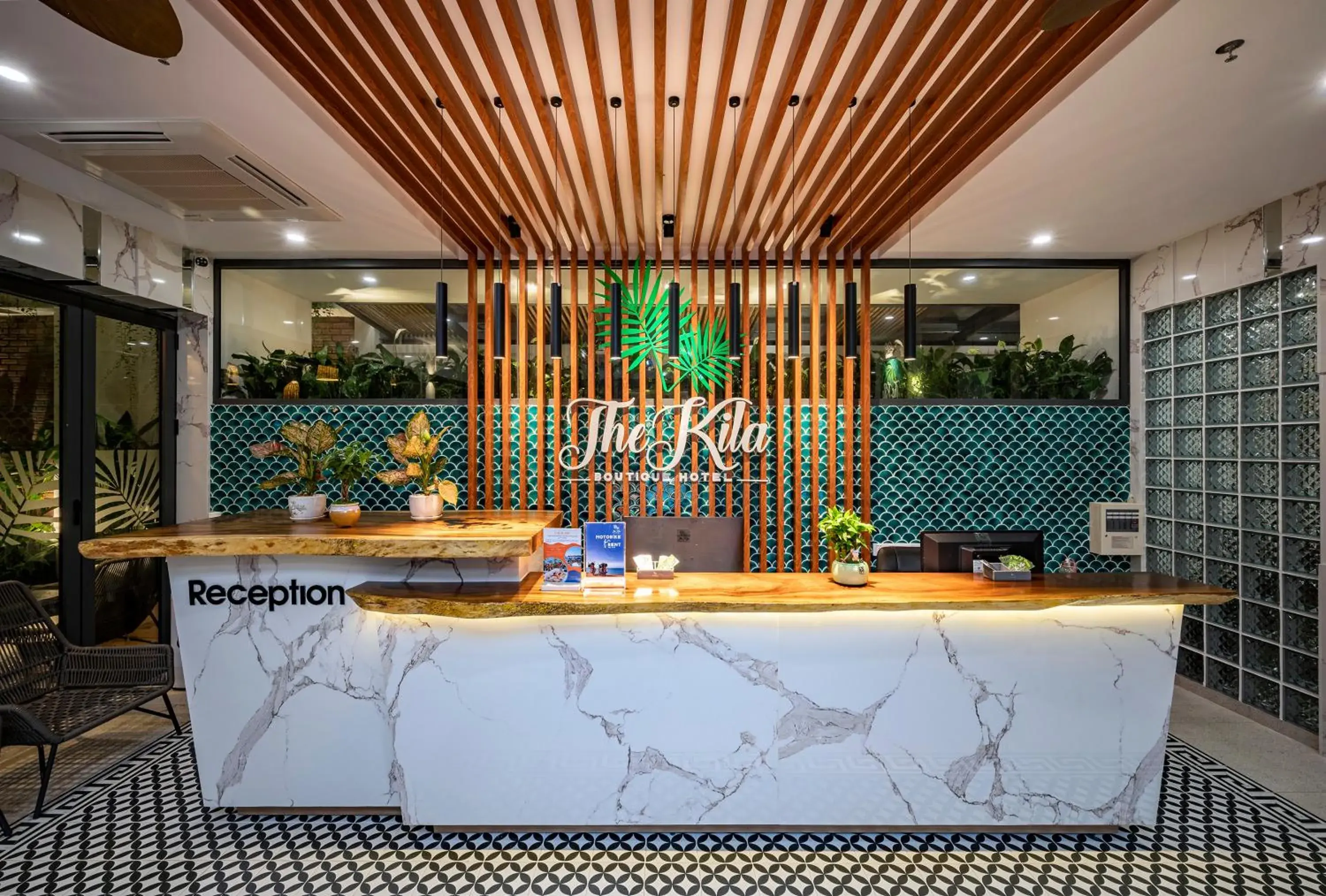 Lobby or reception in The Kila Boutique Hotel Lobby or reception in The Kila Boutique Hotel