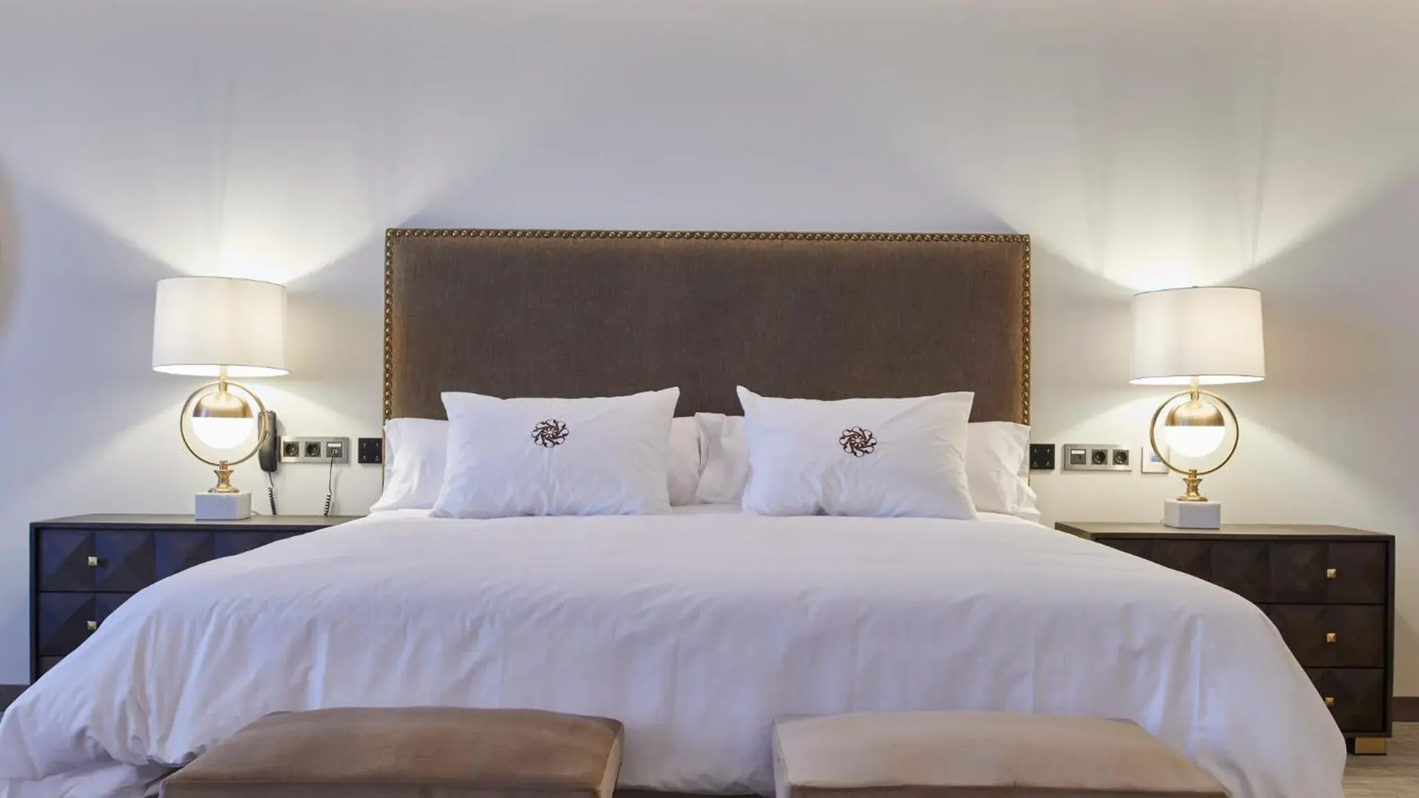 Bed in Ansares Hotel Bed in Ansares Hotel