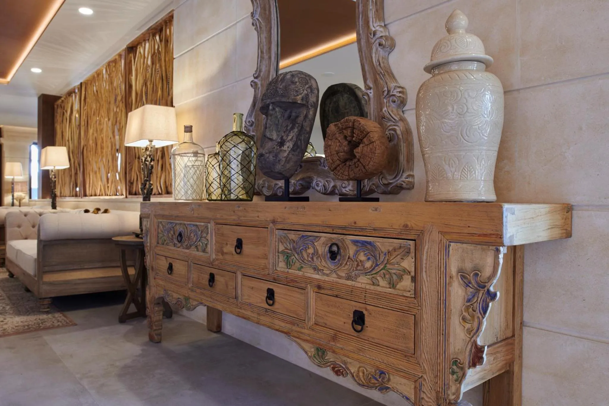 Bed in Ansares Hotel