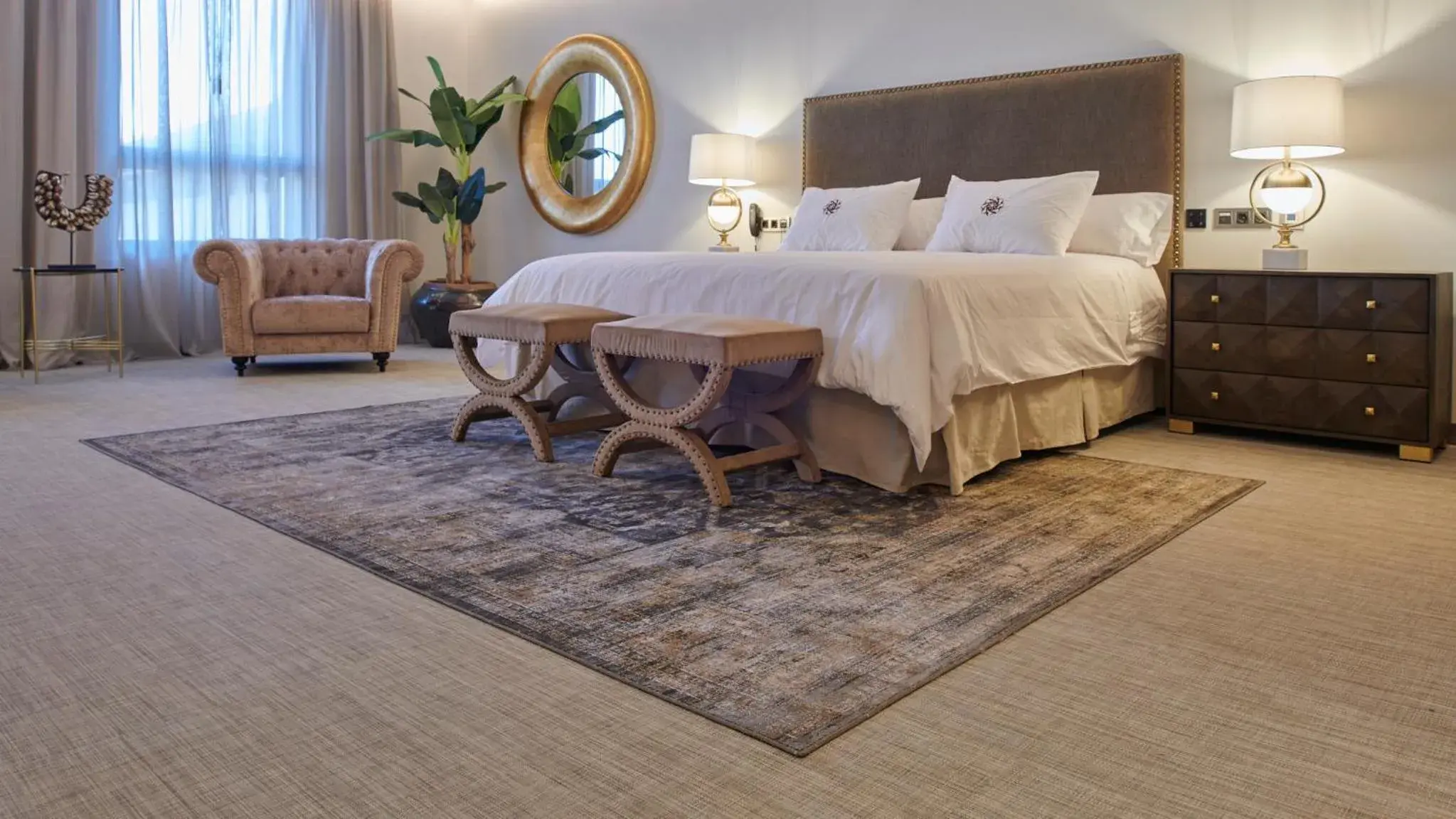 Bed in Ansares Hotel Bed in Ansares Hotel