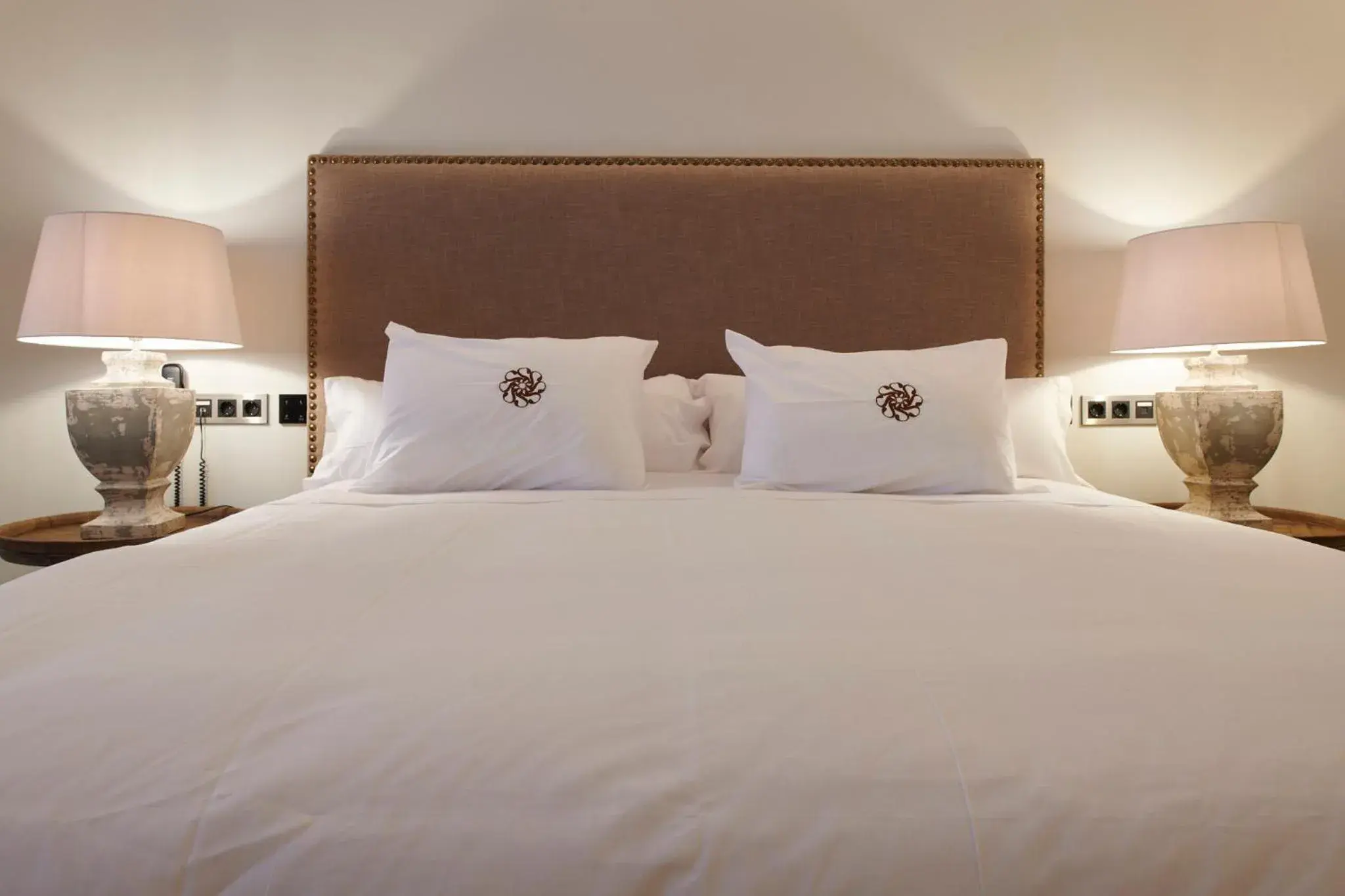 Bed in Ansares Hotel Bed in Ansares Hotel