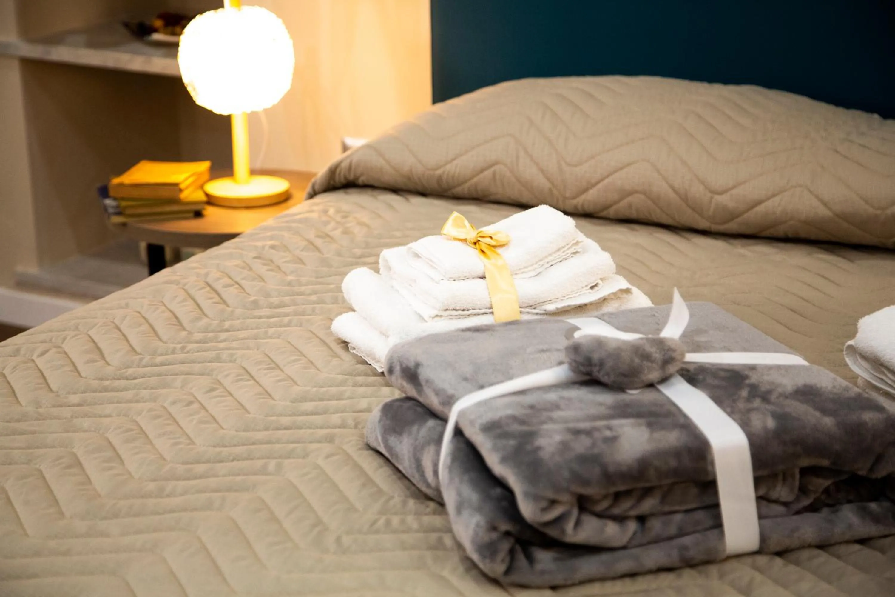 Bed in Handmade Rest Room