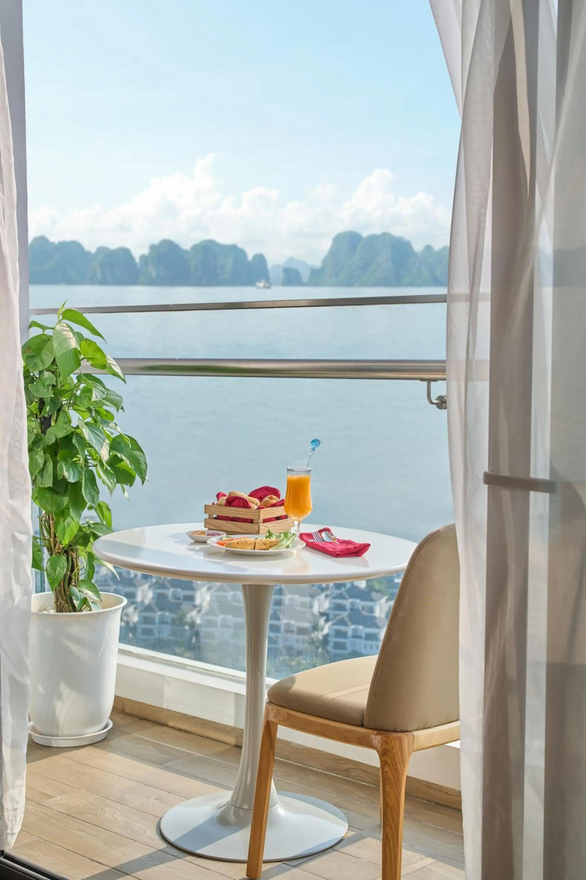 View (from property/room) in DeLaSea Ha Long Hotel - Modern Bayview Escape