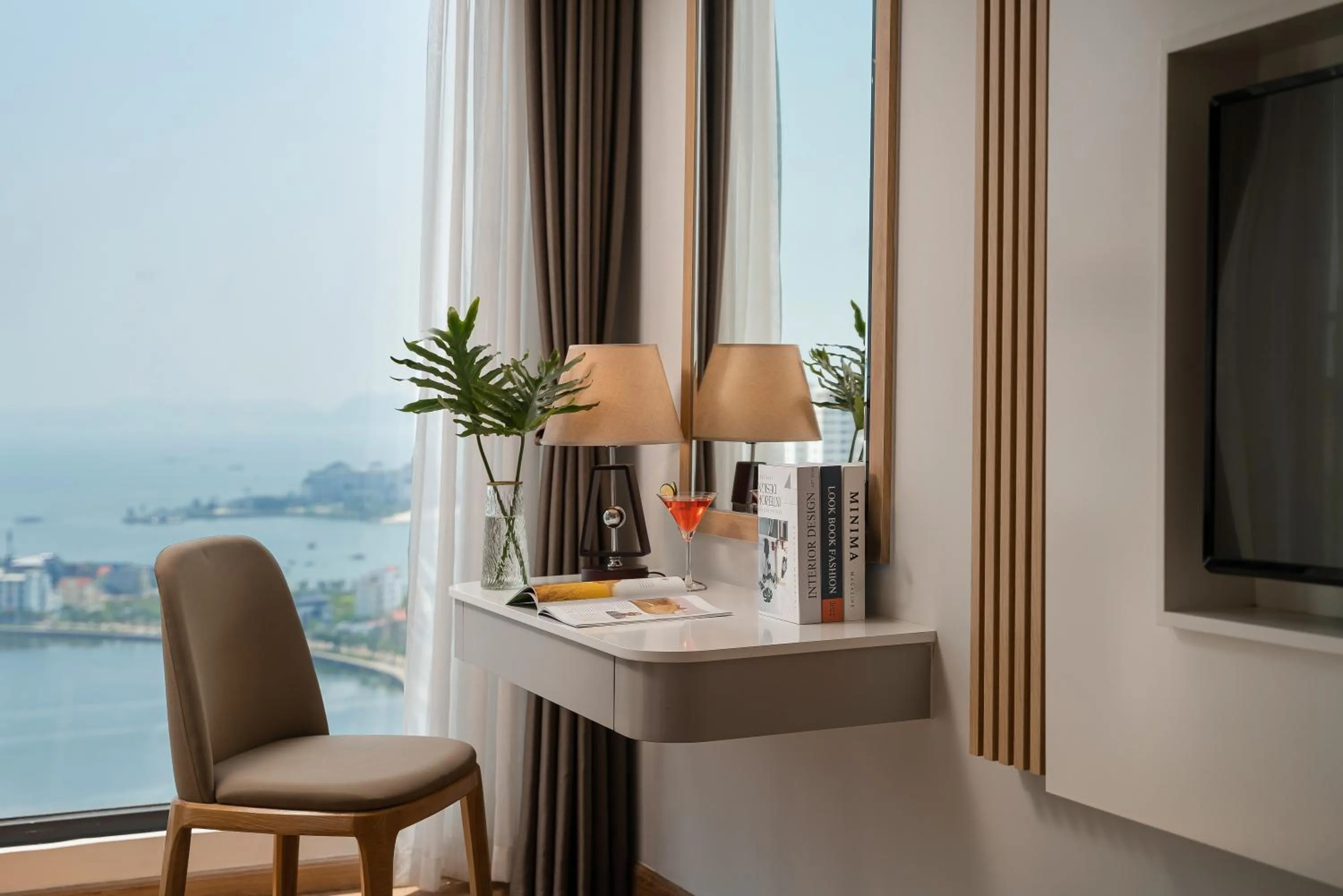 View (from property/room) in DeLaSea Ha Long Hotel - Modern Bayview Escape