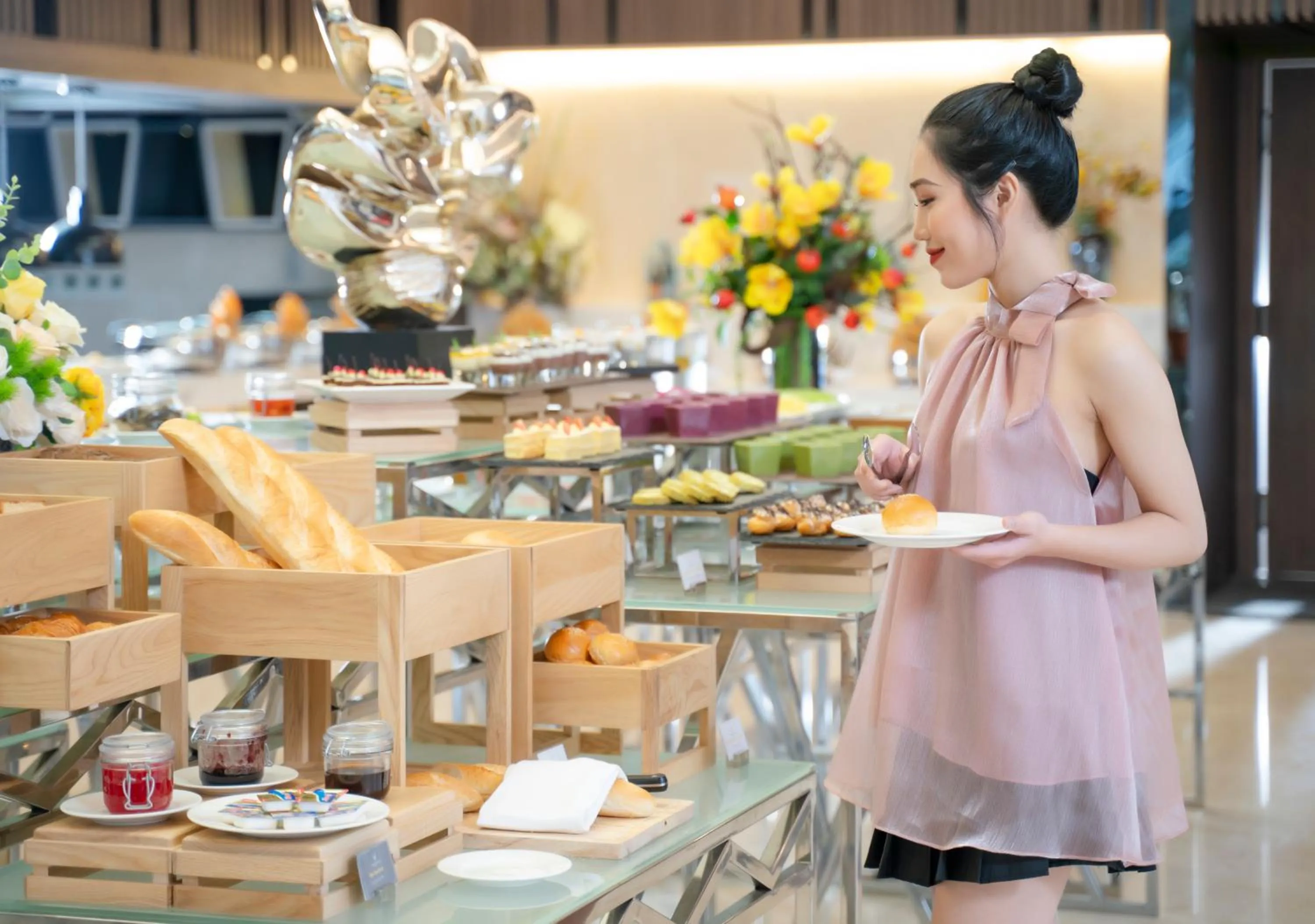 Breakfast in DeLaSea Ha Long Hotel - Modern Bayview Escape