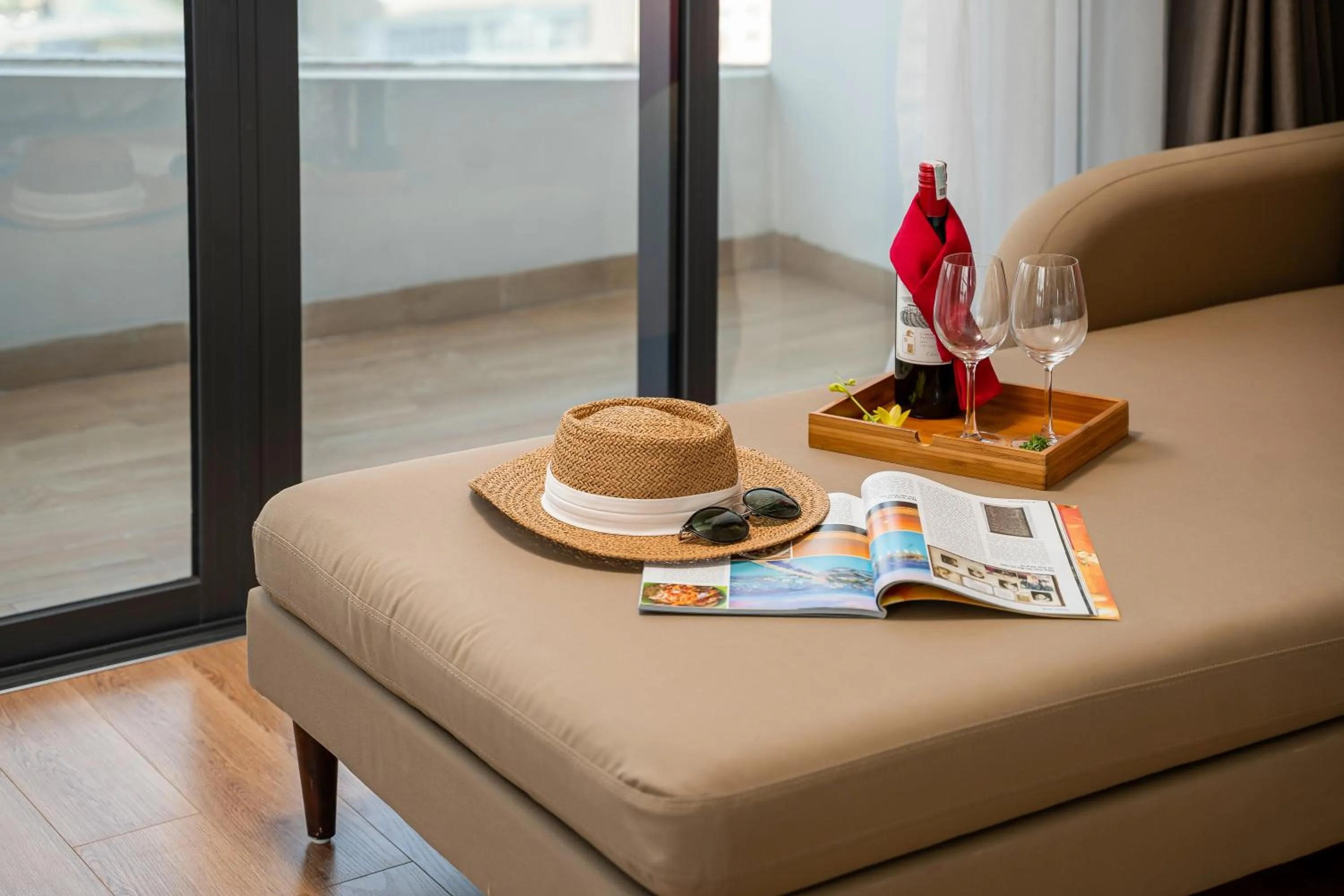 Decorative detail in DeLaSea Ha Long Hotel - Modern Bayview Escape