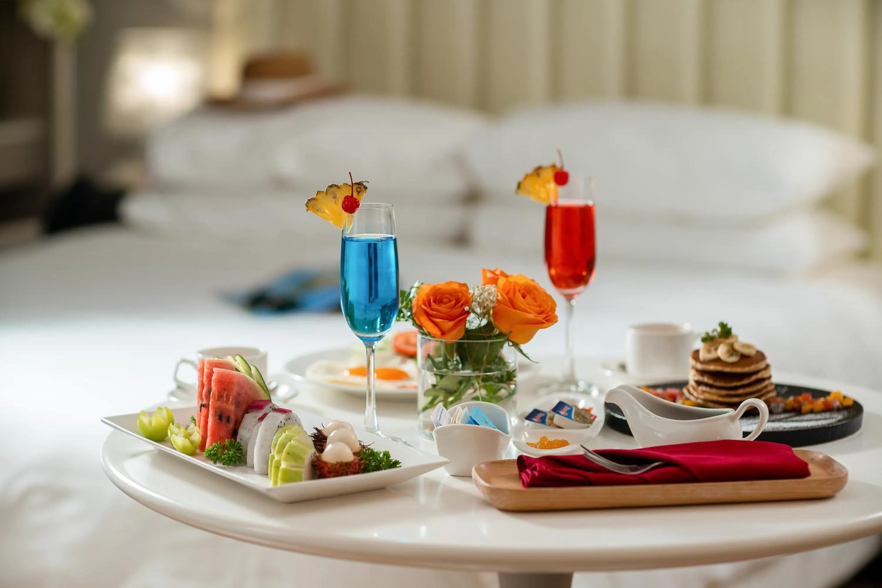 room service in DeLaSea Ha Long Hotel - Modern Bayview Escape