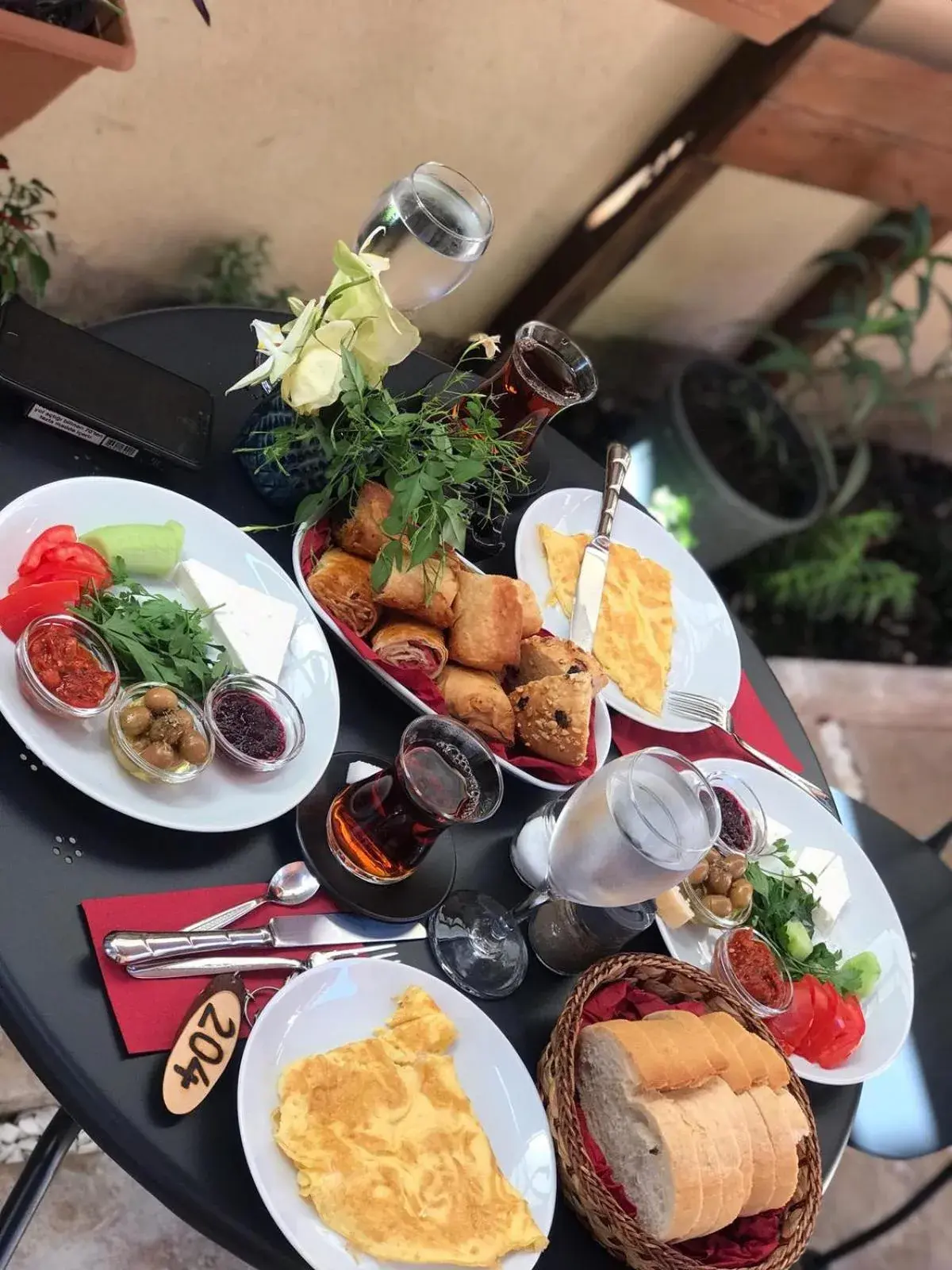 Breakfast in La Casa Carina Breakfast in La Casa Carina