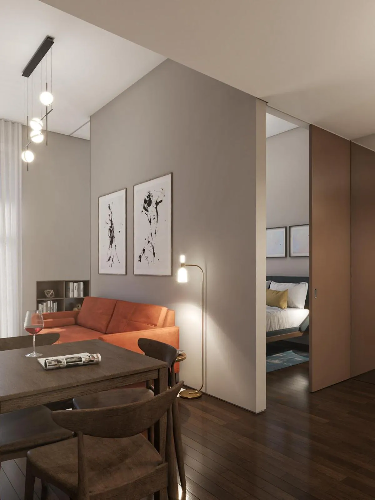 Bed in Gallery Townhouse & Home