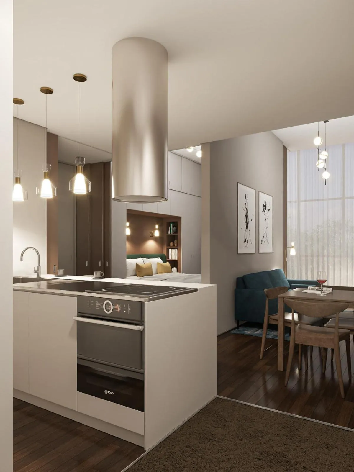 Kitchen or kitchenette in Gallery Townhouse & Home
