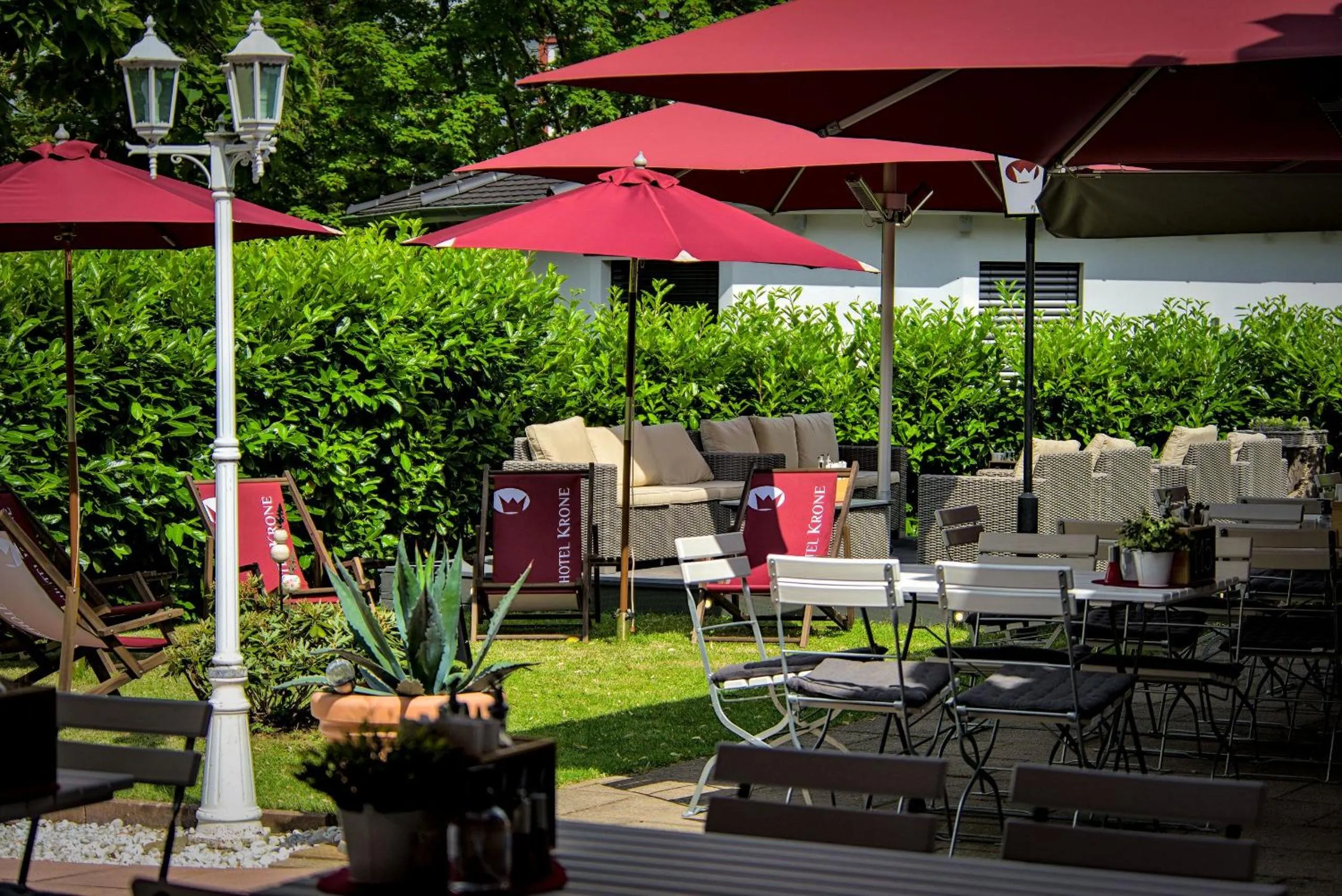 Restaurant/places to eat in Parkhotel Krone