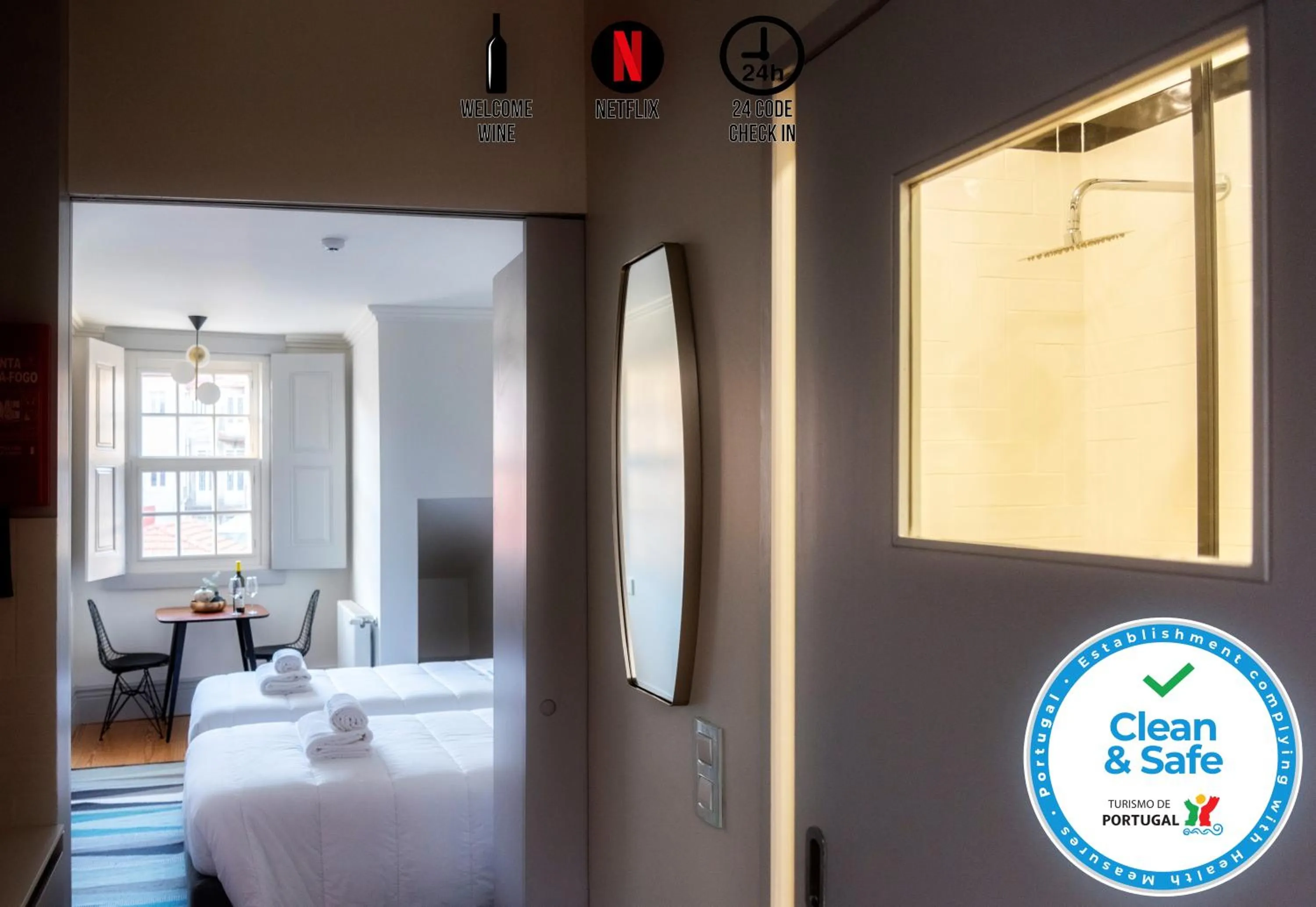 Photo of the whole room, Bed in NorteSoul Mouzinho