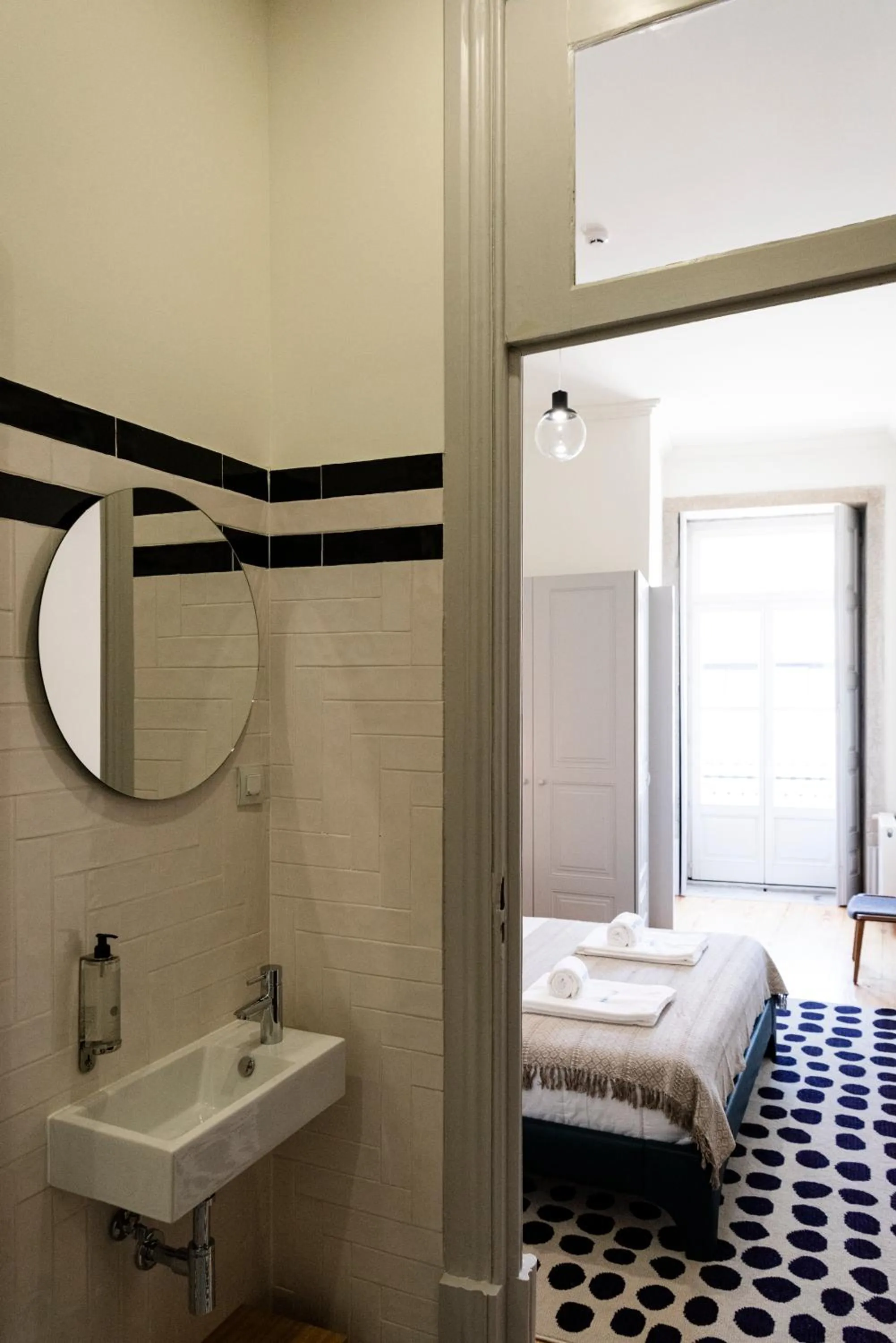 Bathroom, Bed in NorteSoul Mouzinho