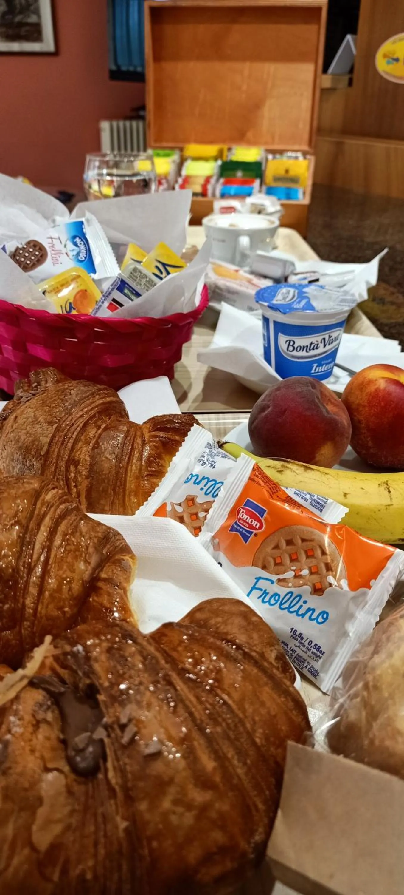 Italian breakfast in Hotel Rossella