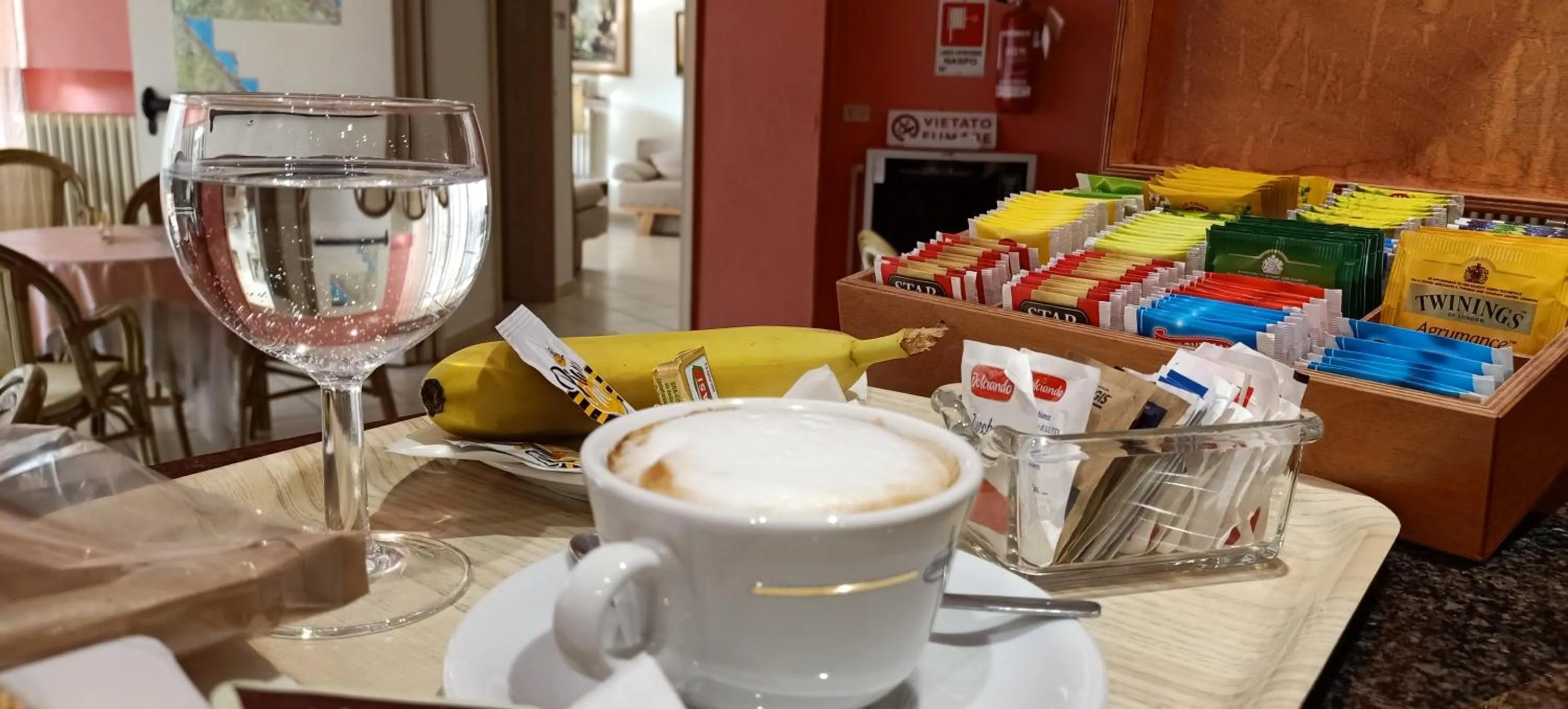 Italian breakfast in Hotel Rossella