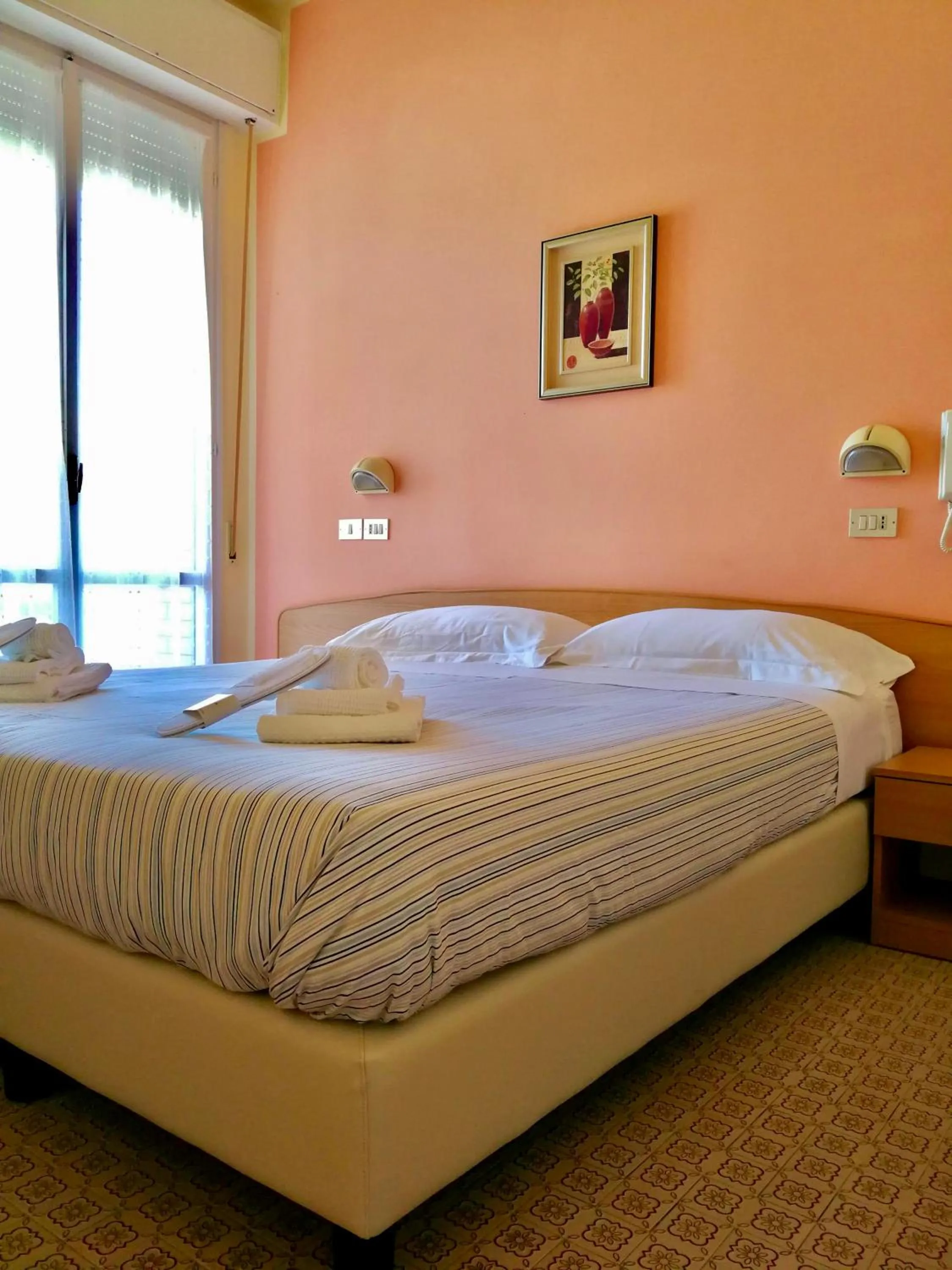 Bed in Hotel Rossella