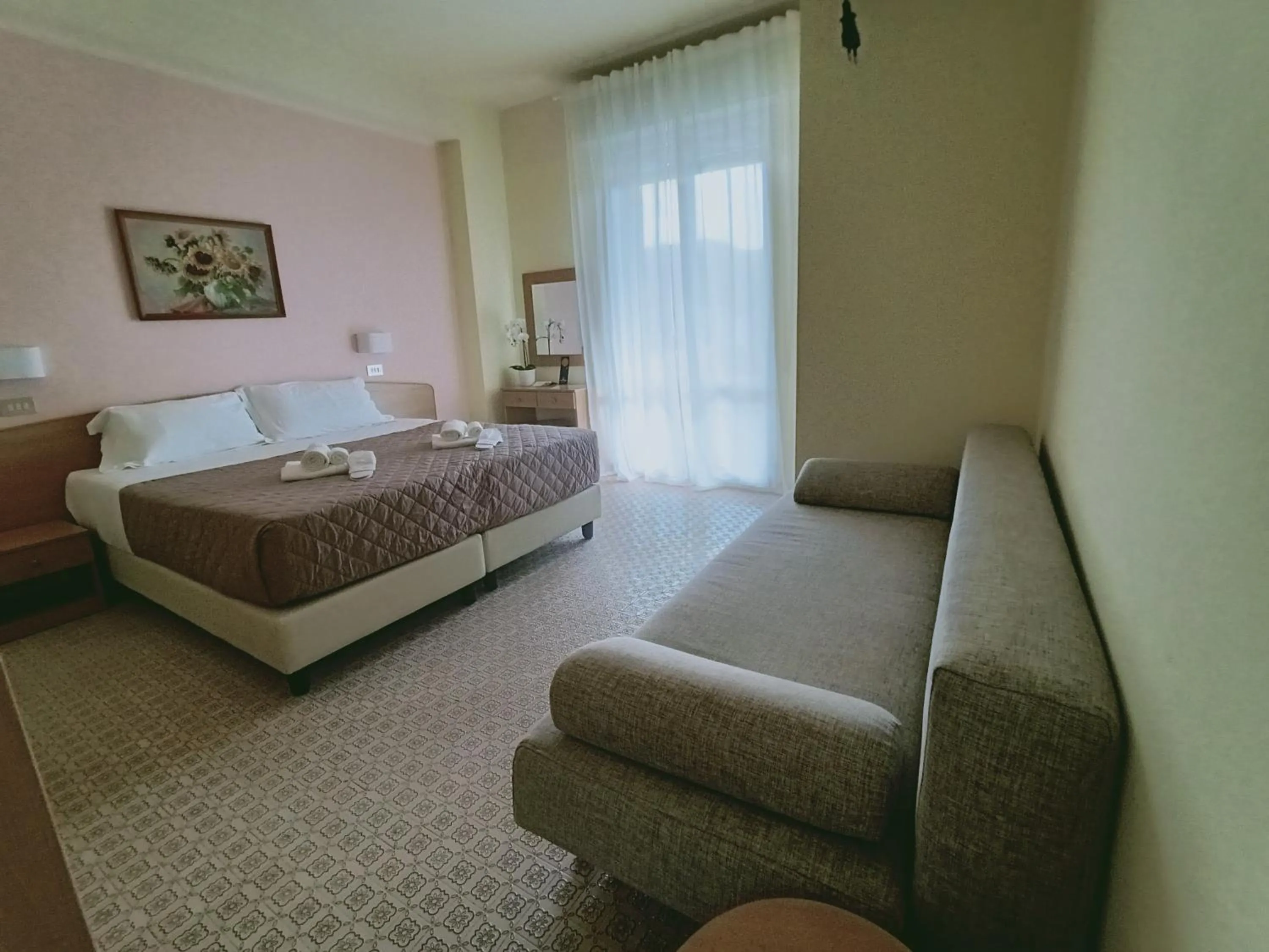 Photo of the whole room, Bed in Hotel Rossella