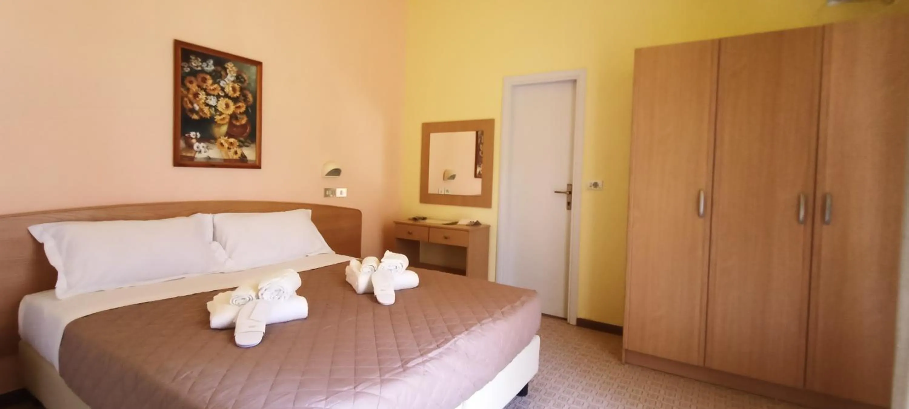 Bed in Hotel Rossella