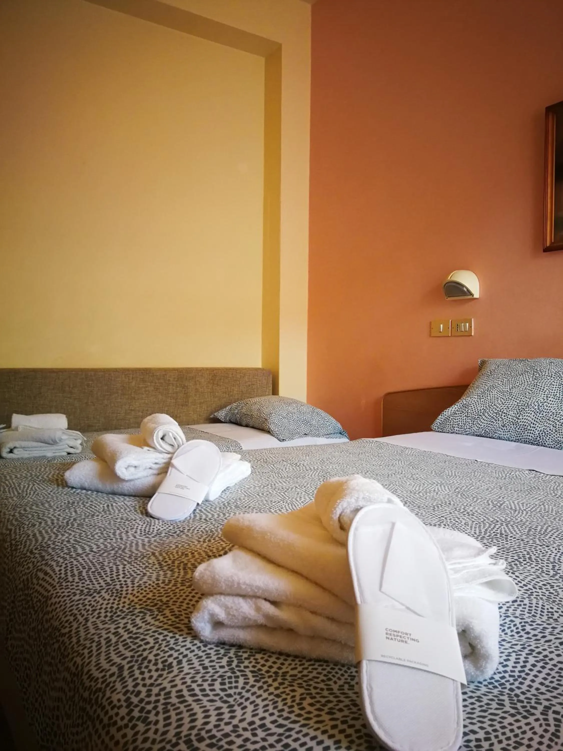 Bed in Hotel Rossella
