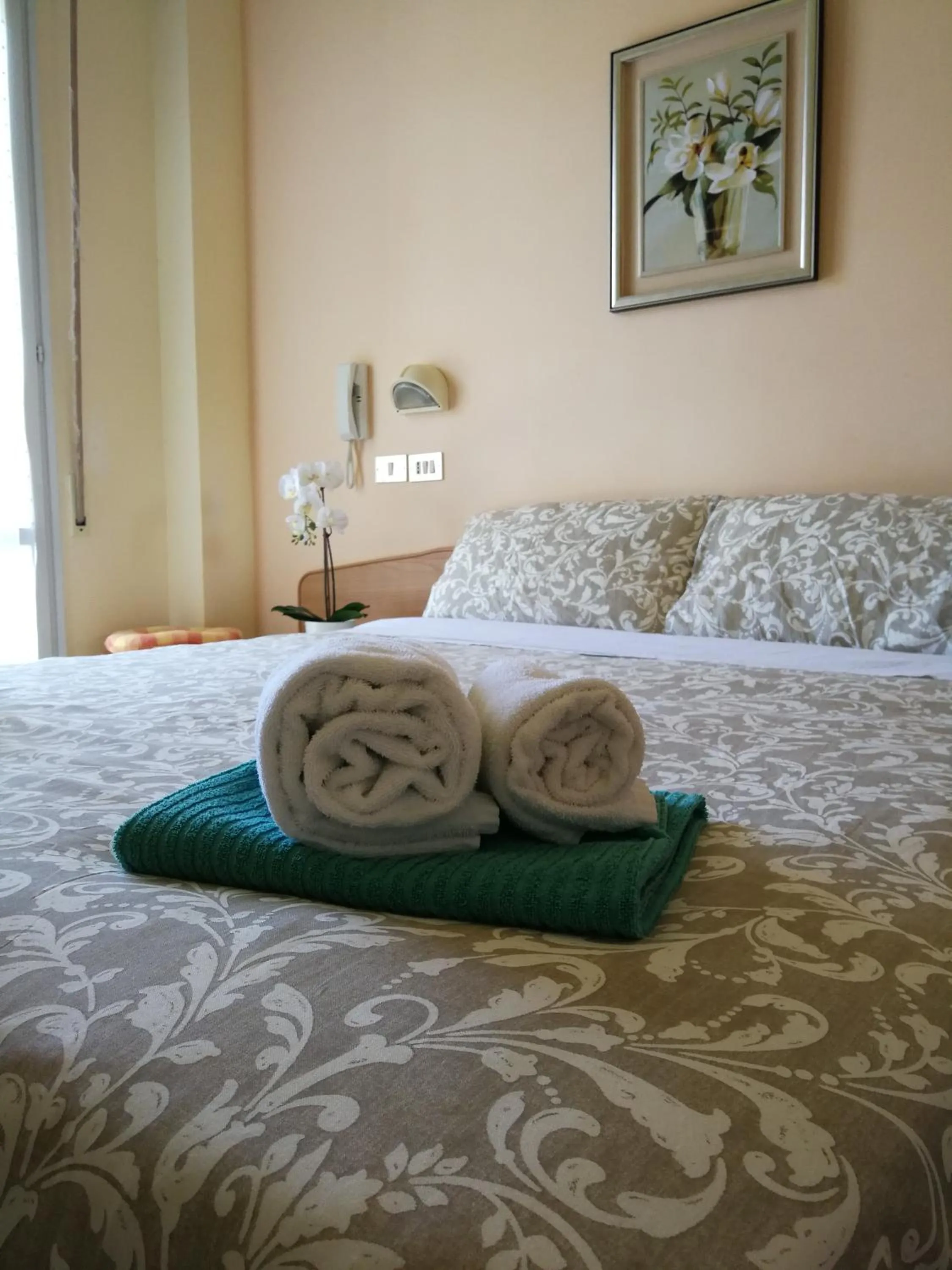 Bed in Hotel Rossella