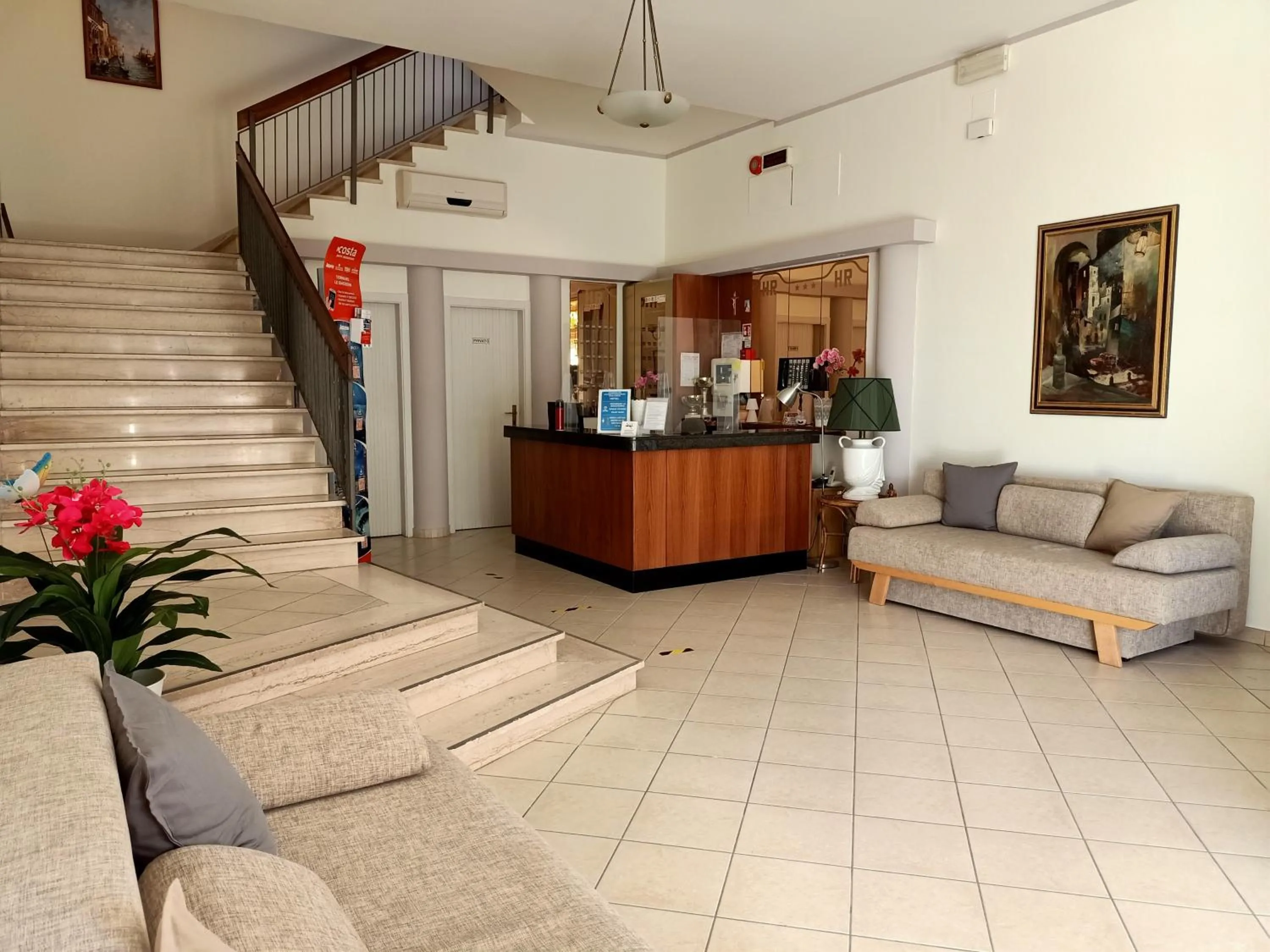 Lobby or reception in Hotel Rossella