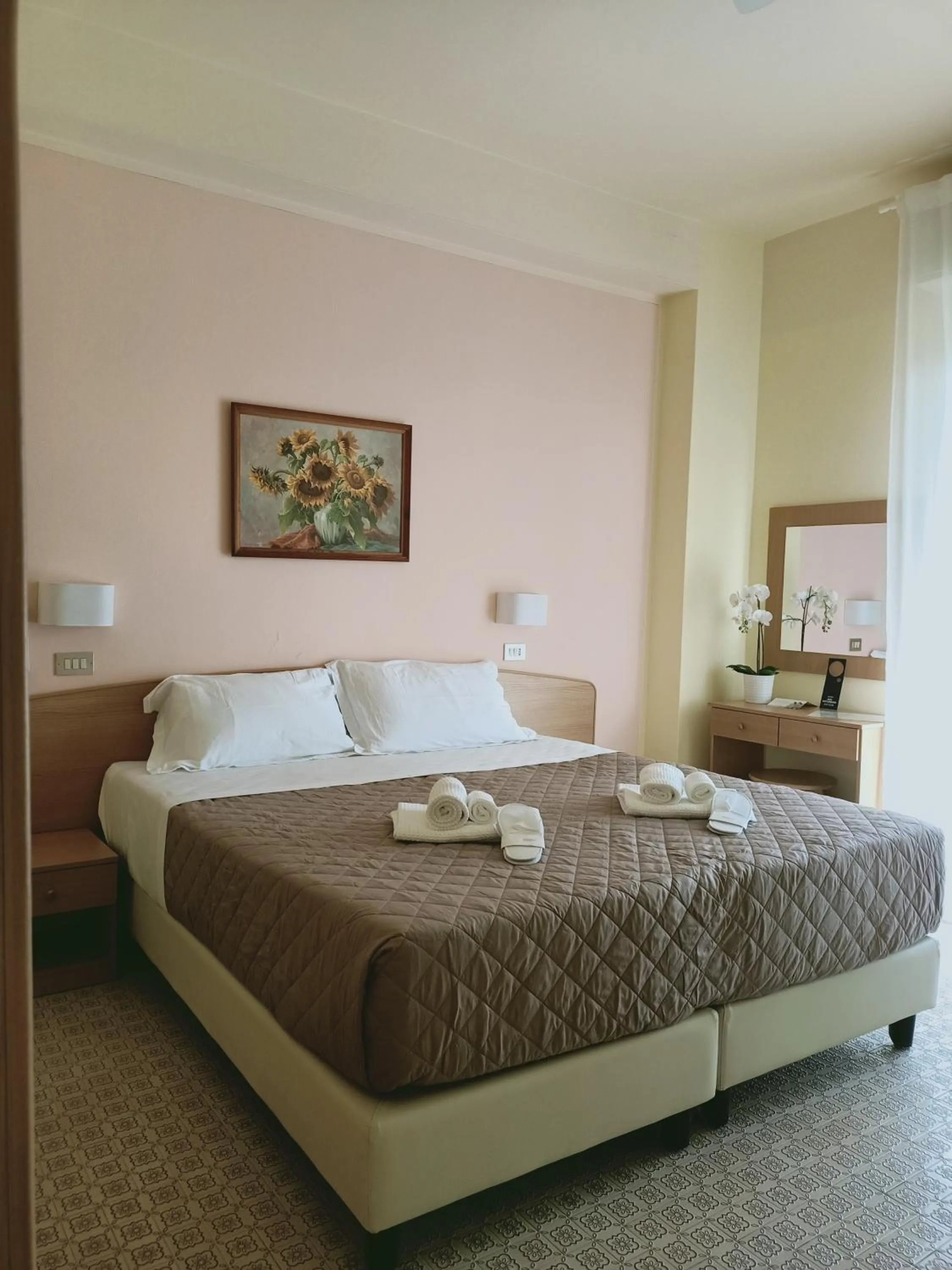 Bed in Hotel Rossella
