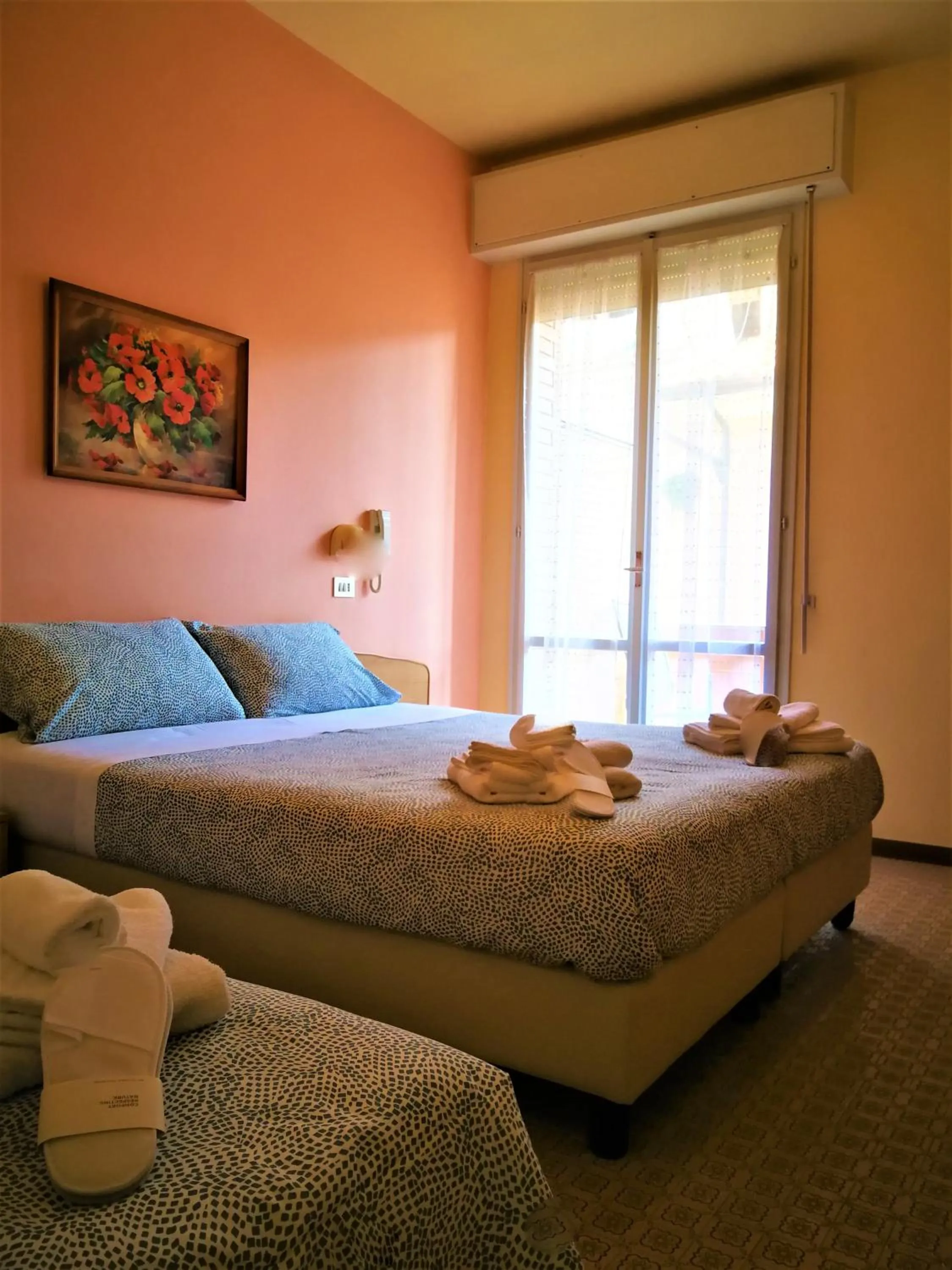 Bed in Hotel Rossella