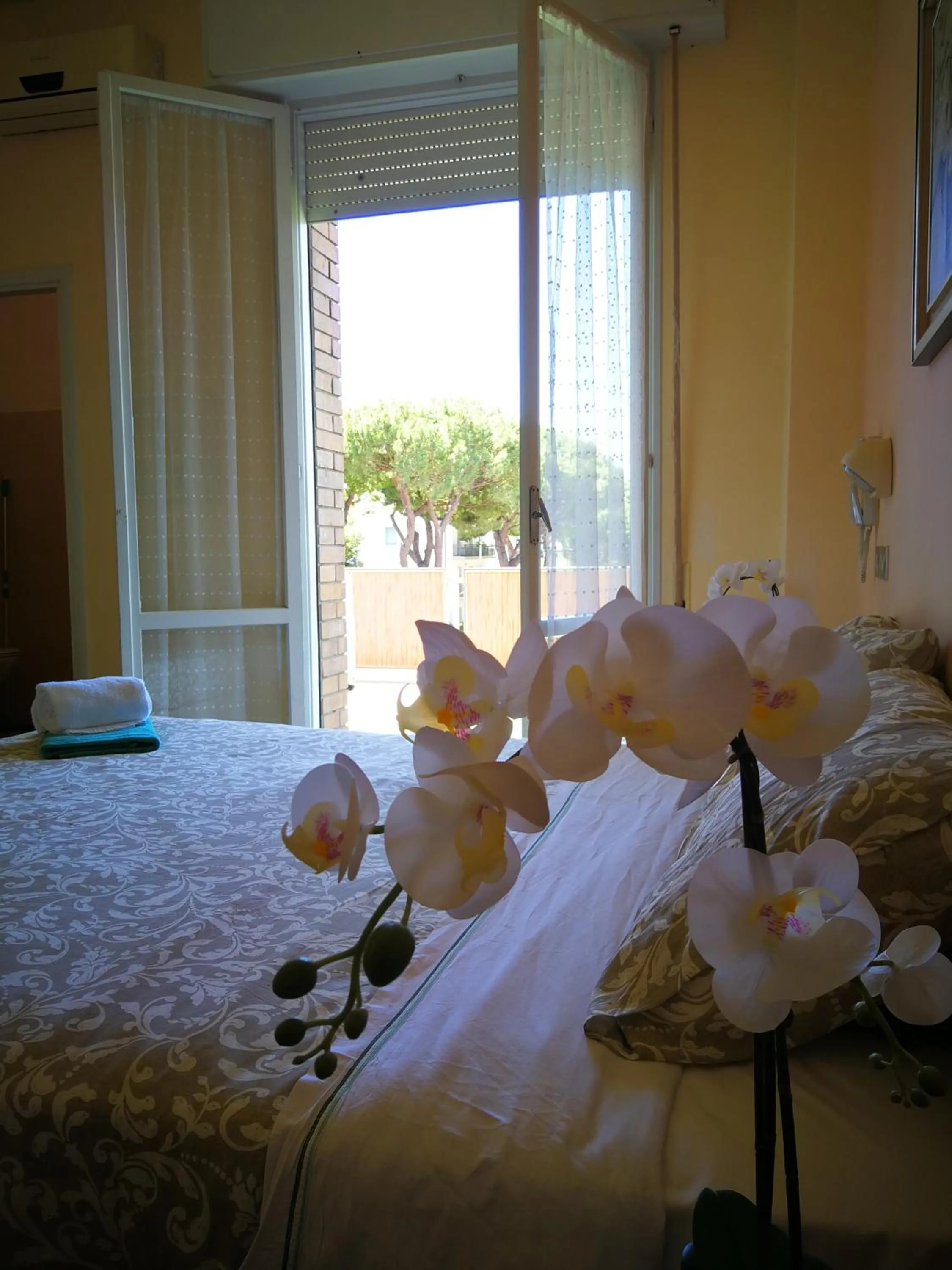 Bed in Hotel Rossella