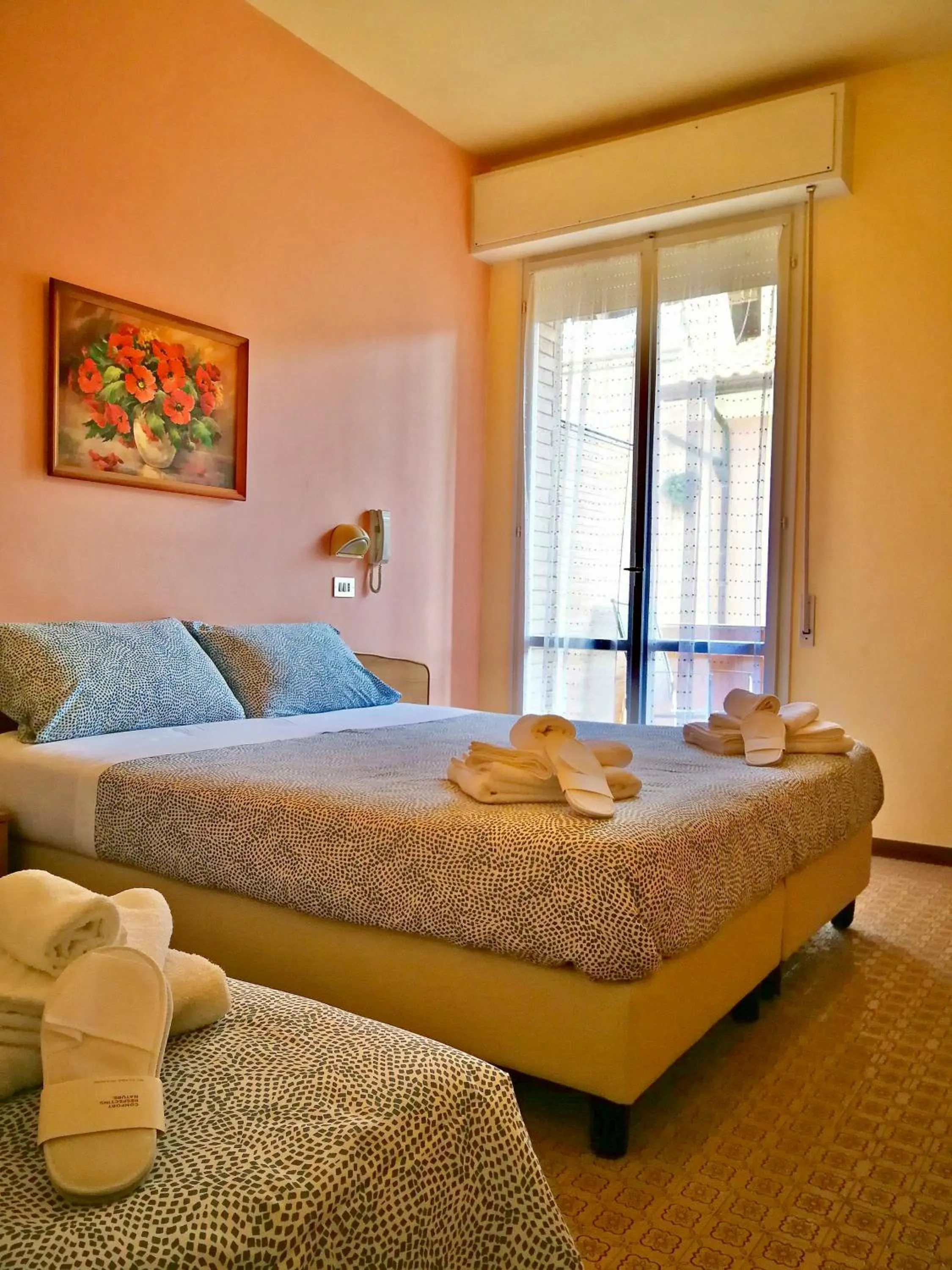Bed in Hotel Rossella
