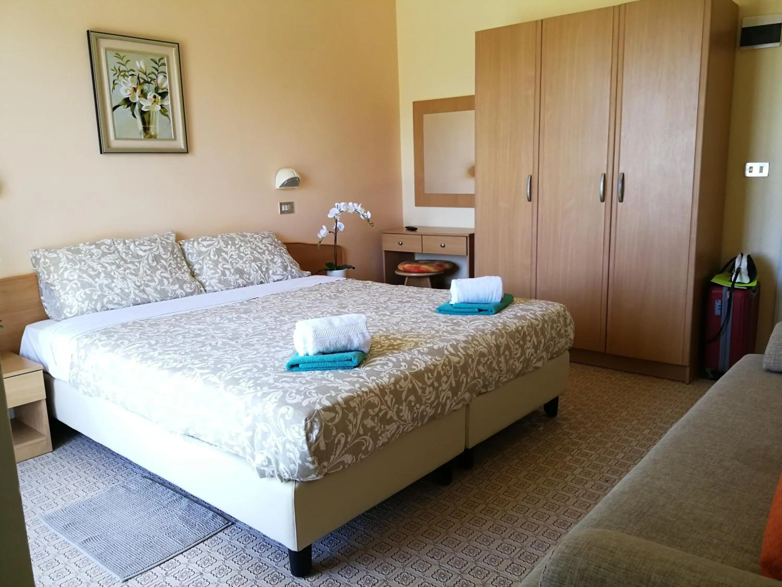Bed in Hotel Rossella
