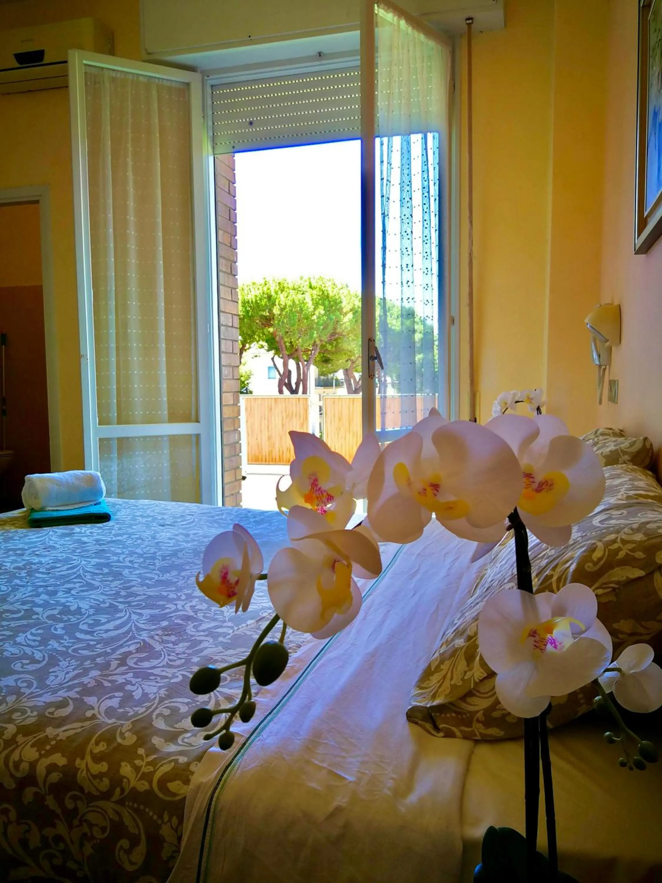 Bed in Hotel Rossella