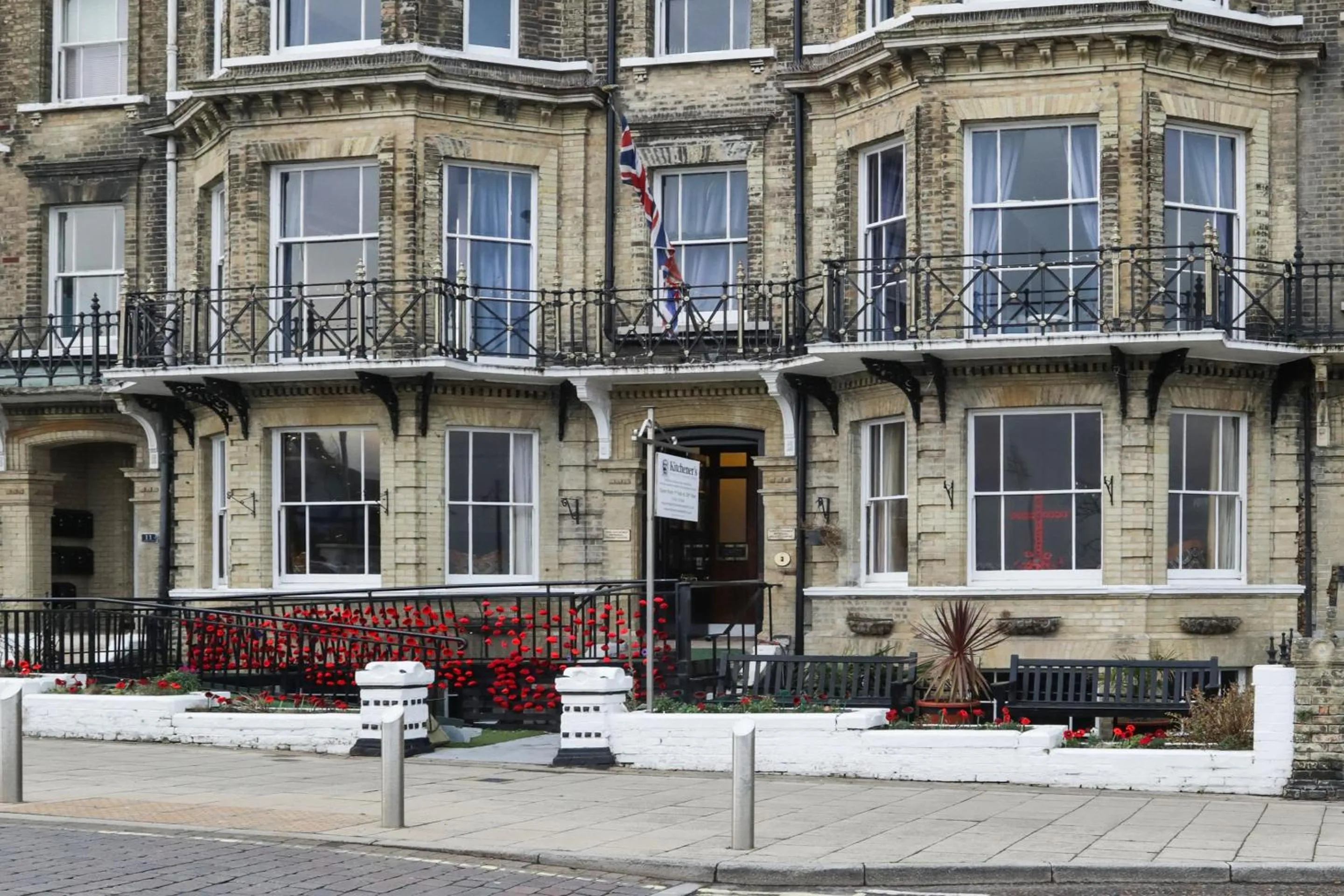 Facade/entrance in Lord Kitcheners Guest House