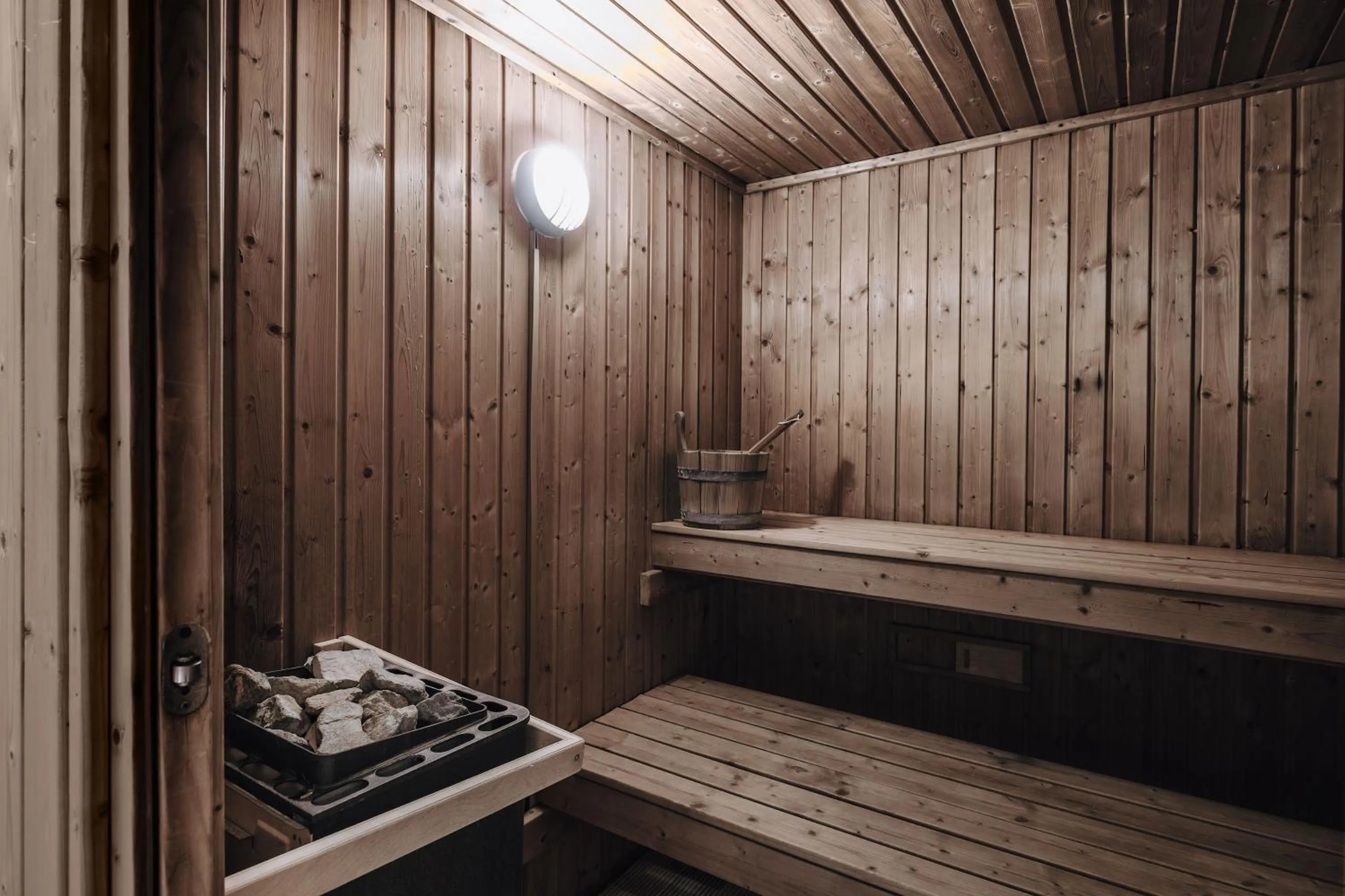 Sauna in Hotel Chalet Swiss