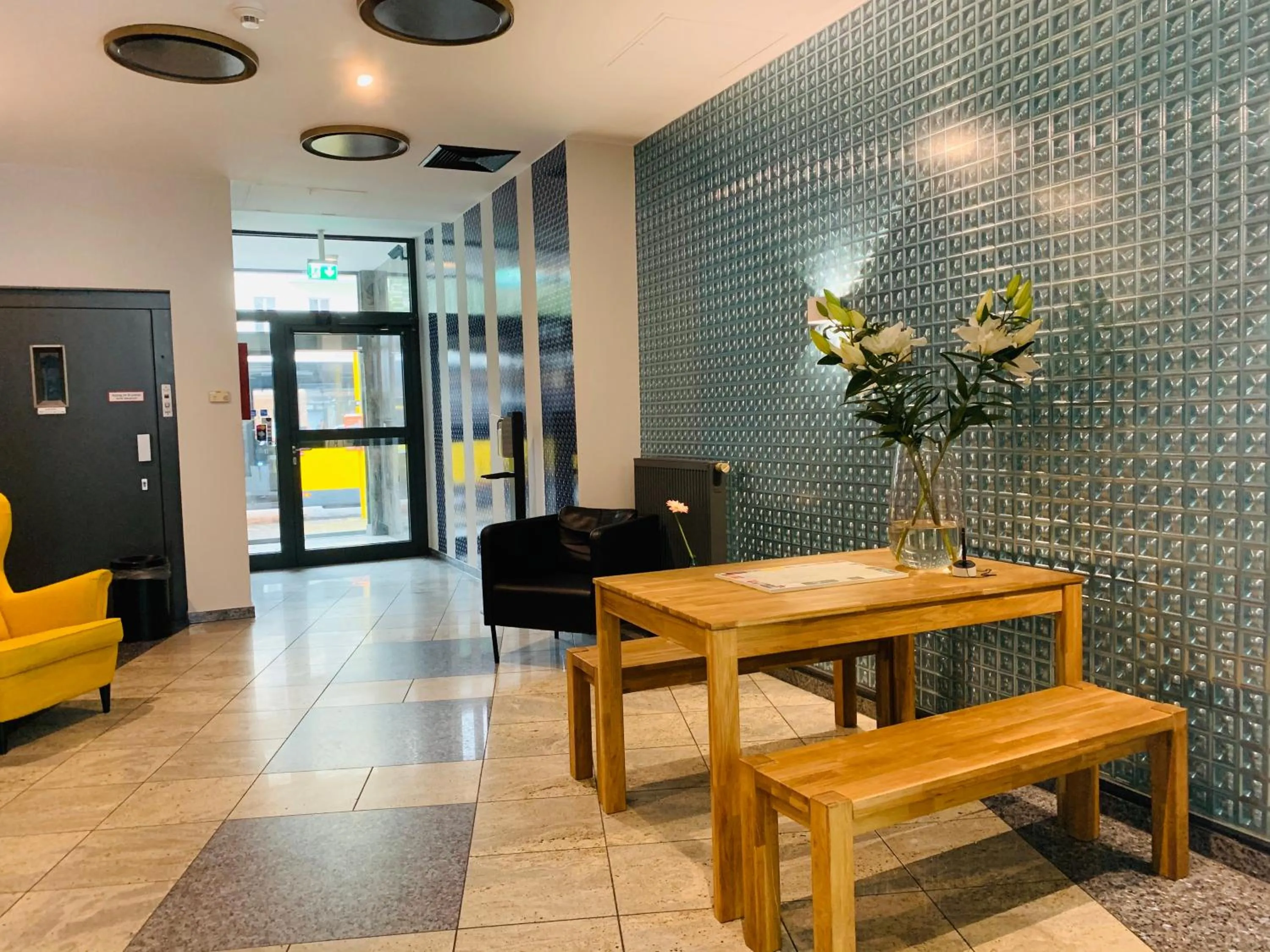 Seating area in Grand Hostel Berlin Urban