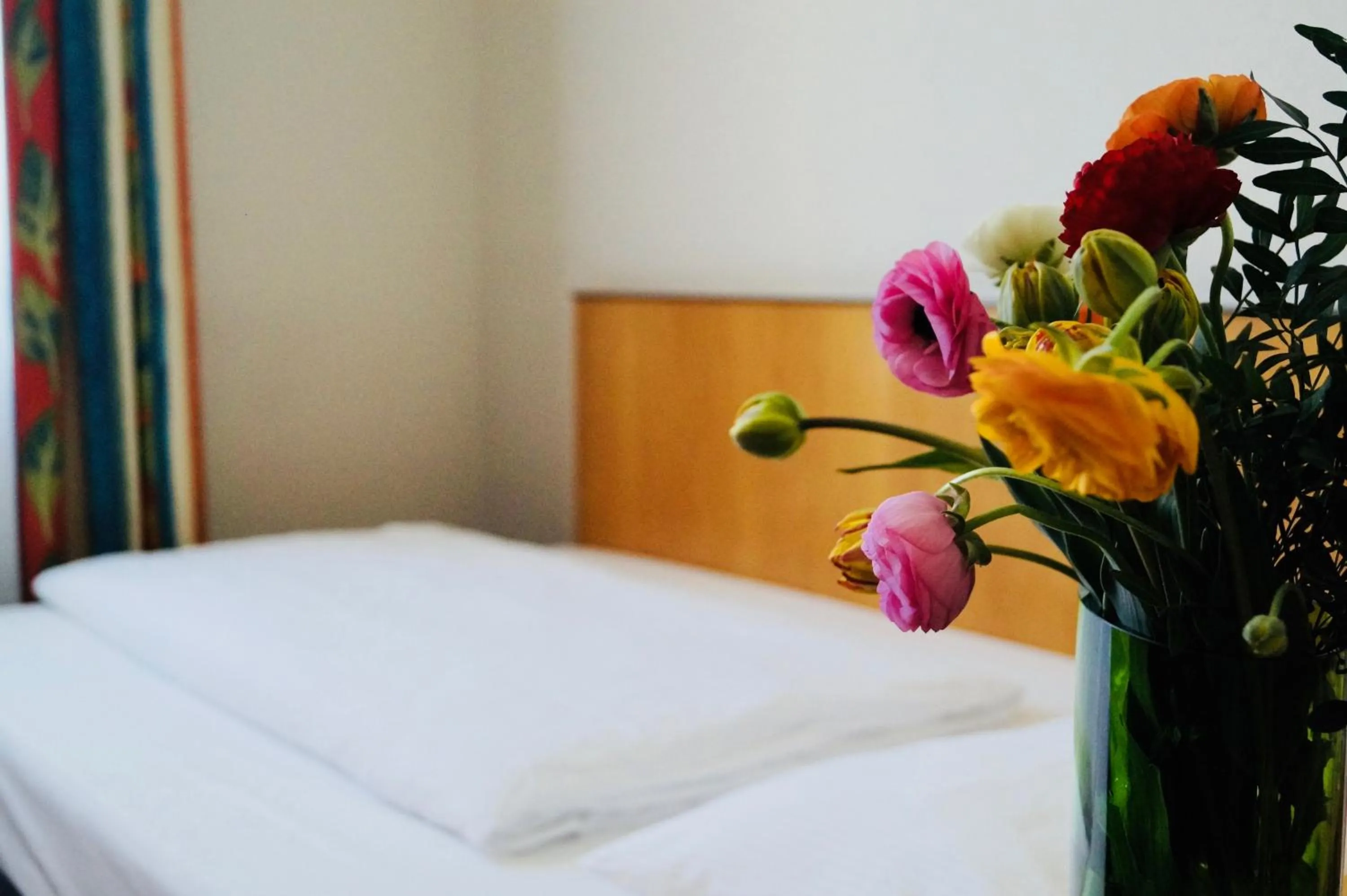 Decorative detail, Bed in Grand Hostel Berlin Urban