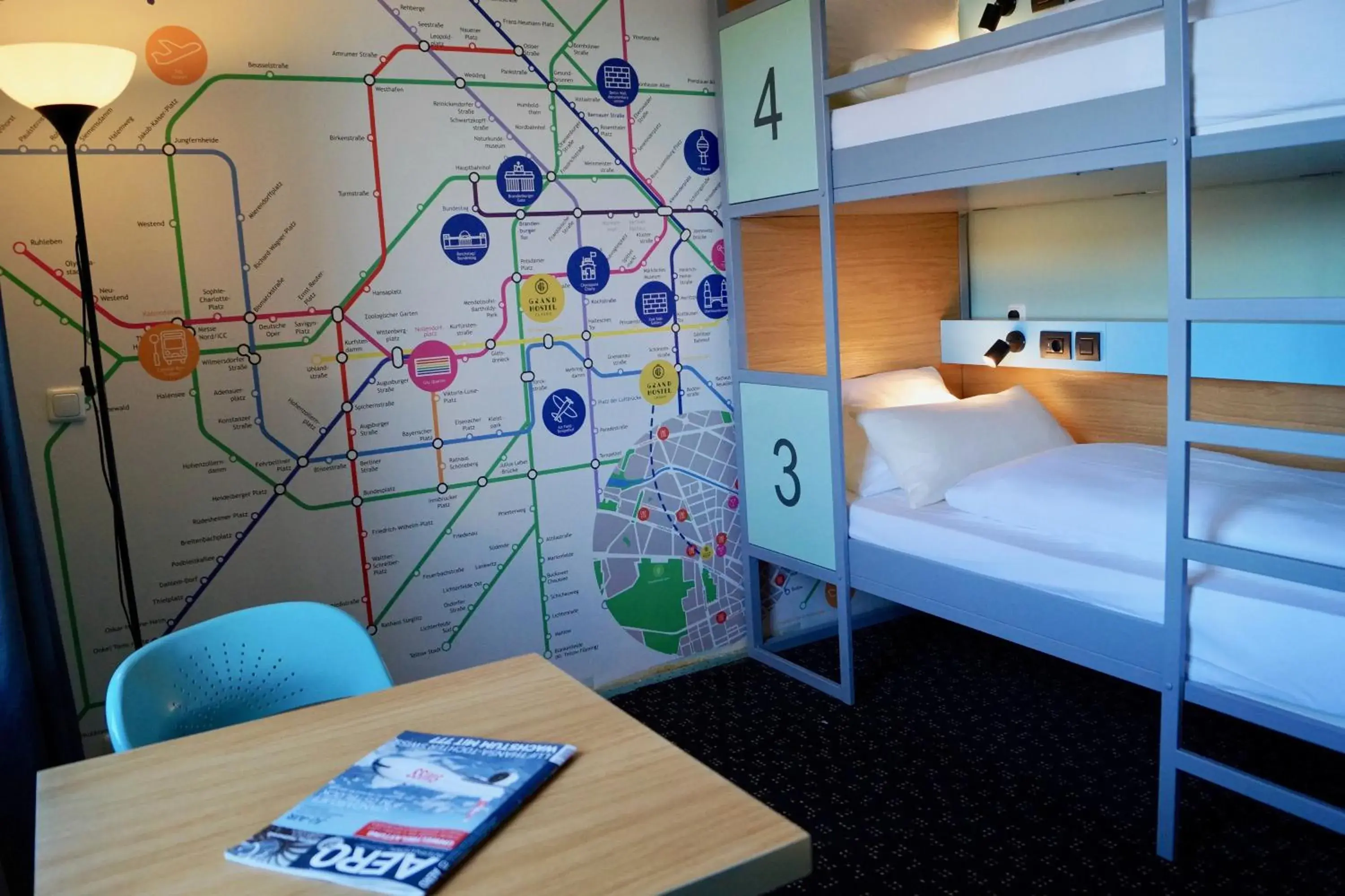 bunk bed, Bed in Grand Hostel Berlin Urban bunk bed, Bed in Grand Hostel Berlin Urban