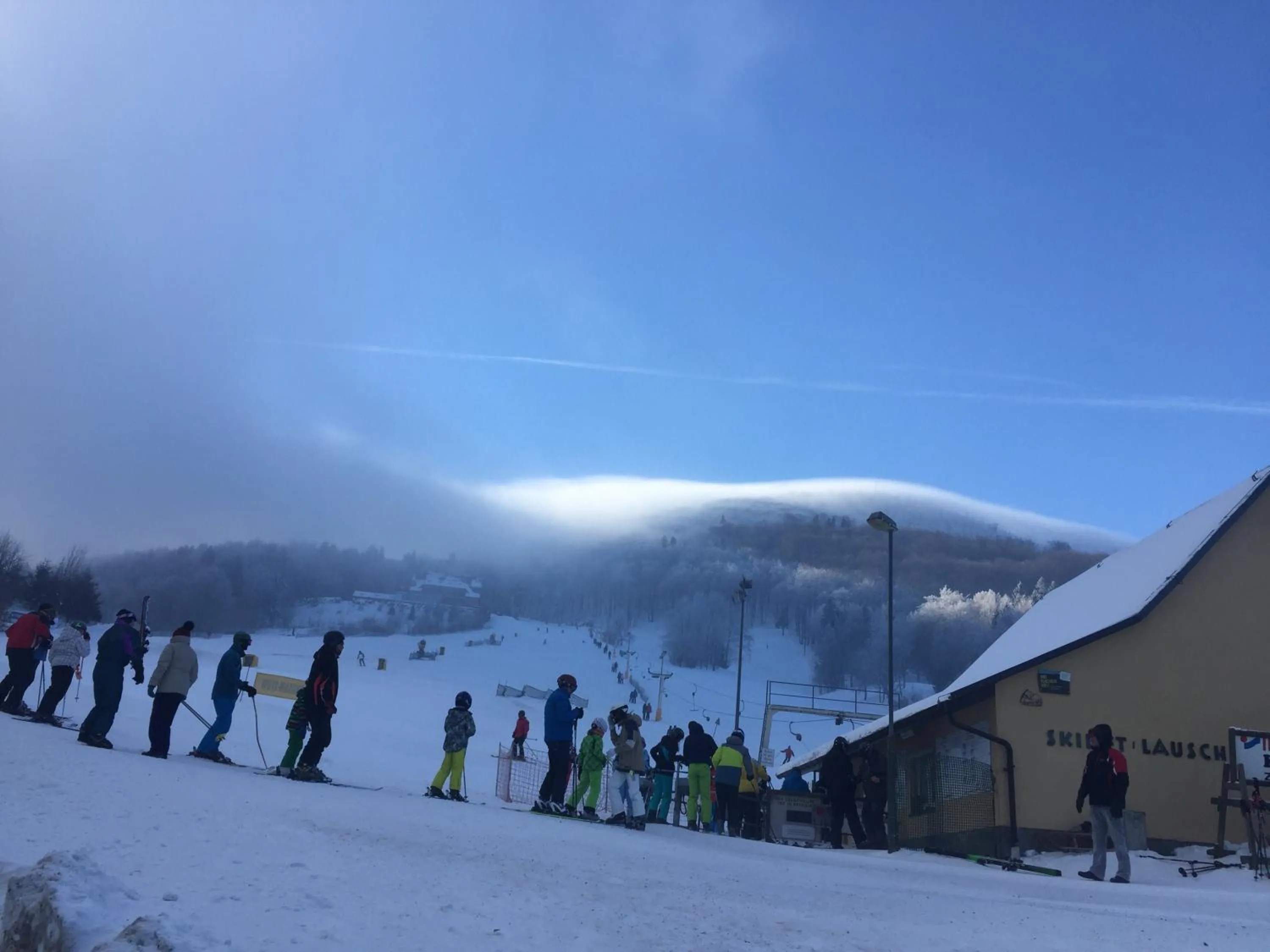 Winter in Hotel BB Bahnhof Bertsdorf